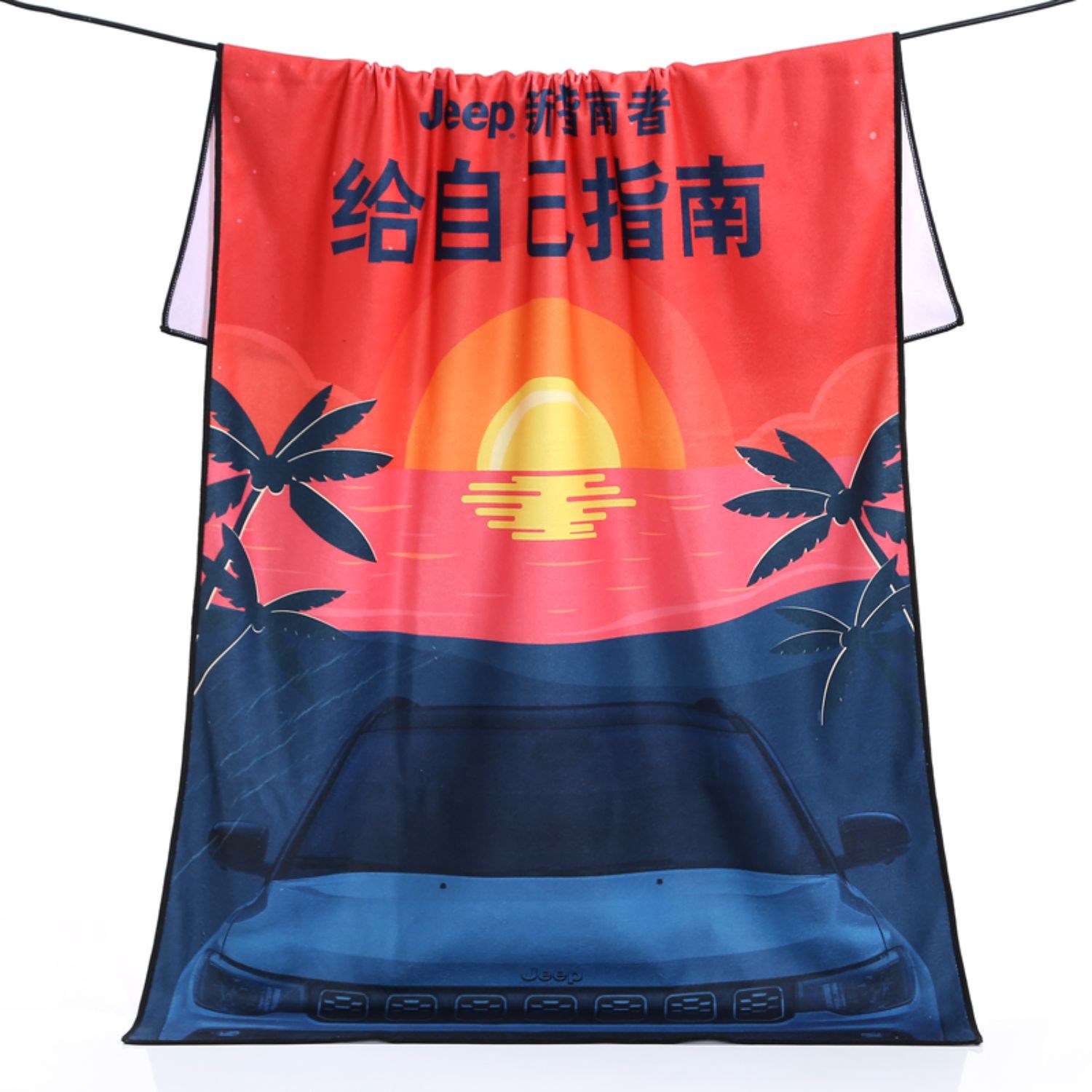 25"x 50" Sublimated Plush Microfiber Beach Towel 12