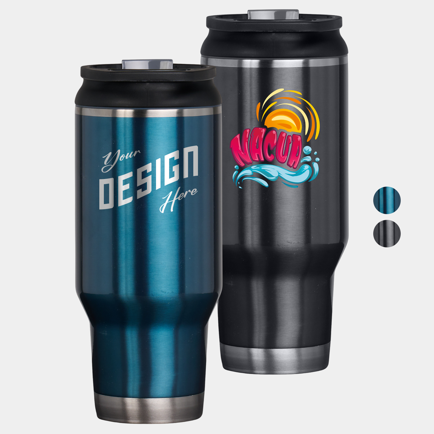 Igloo 32 oz Stainless Steel Travel Mug with Flip n’ Sip Lid