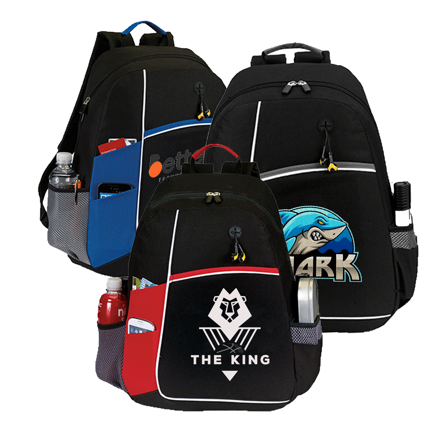 Premium 600D Urban Edge Backpack w/ Earphone Outlet (14” x 18” x 5”)