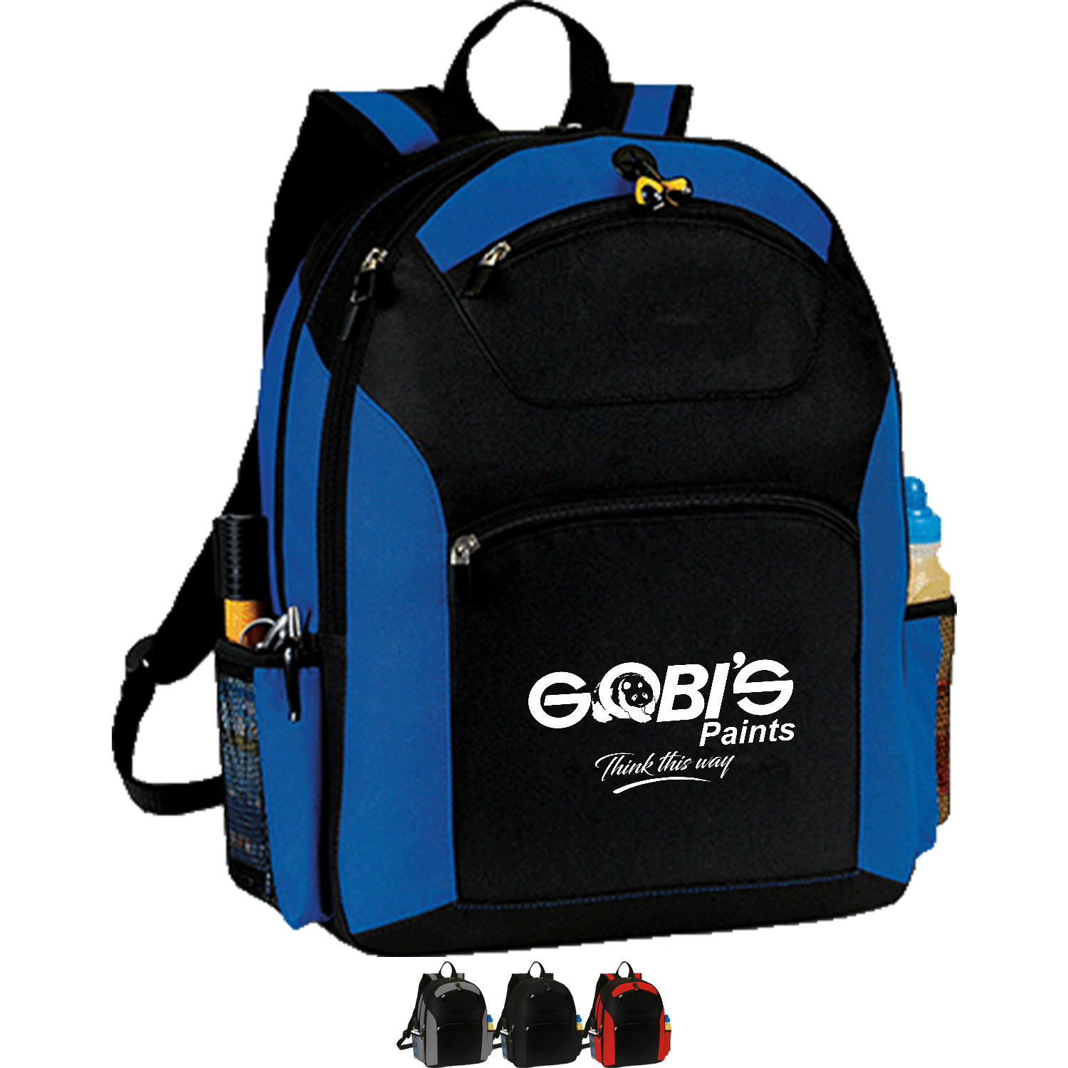 Premium TravelPro Multi-Compartment Laptop Backpack w/ Earphone Outlet (13” x 17” x 5”)