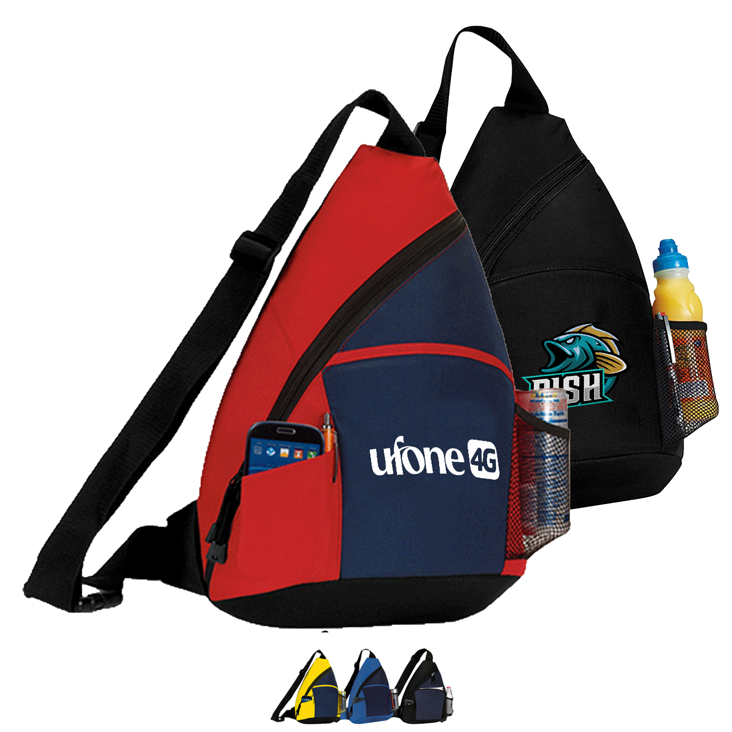 Premium Urban Explorer Sling Crossbody Backpack (13” x 18.25” x 4”)