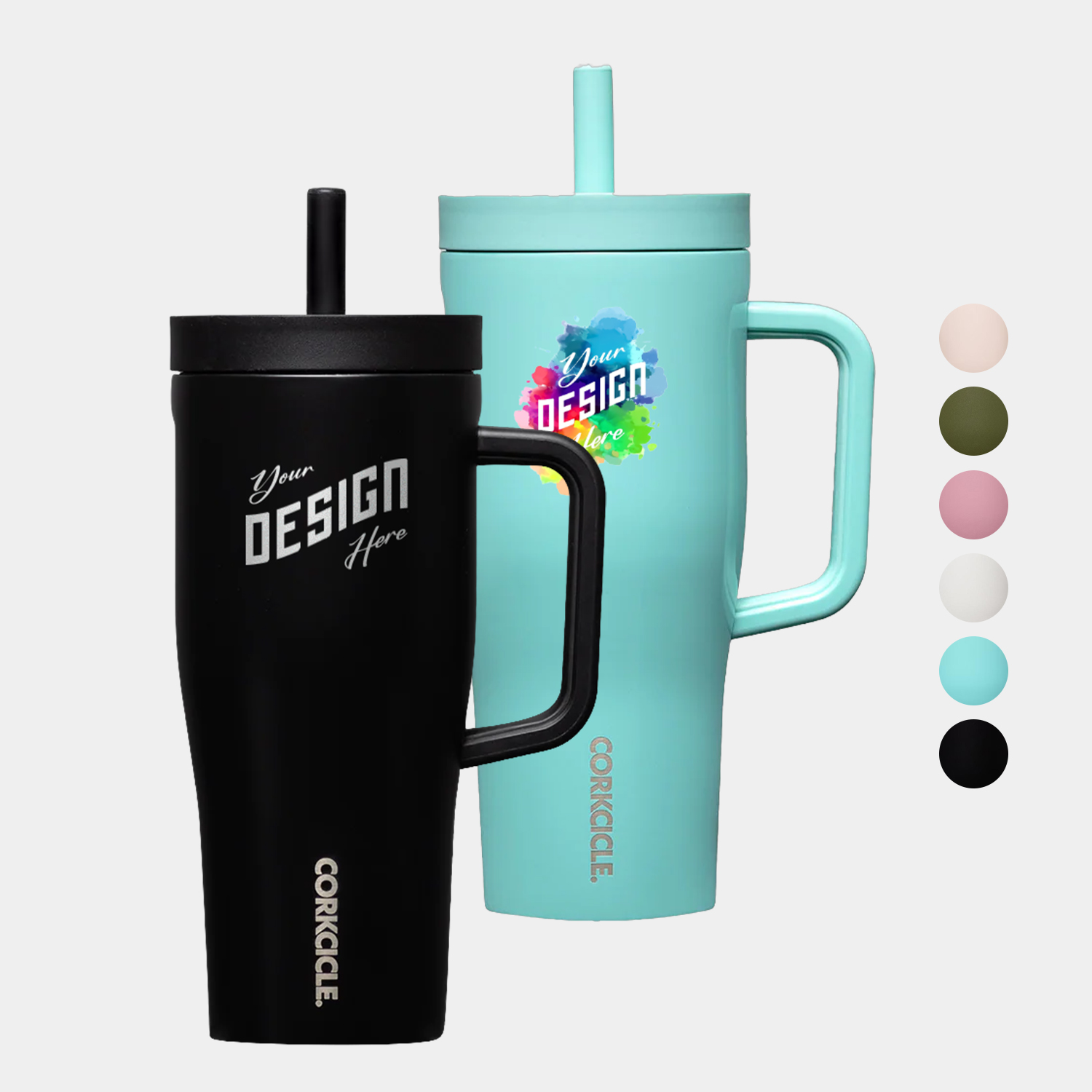 22 oz Corkcicle® Stainless Steel Triple Insulated Leakproof Cruiser Tumbler