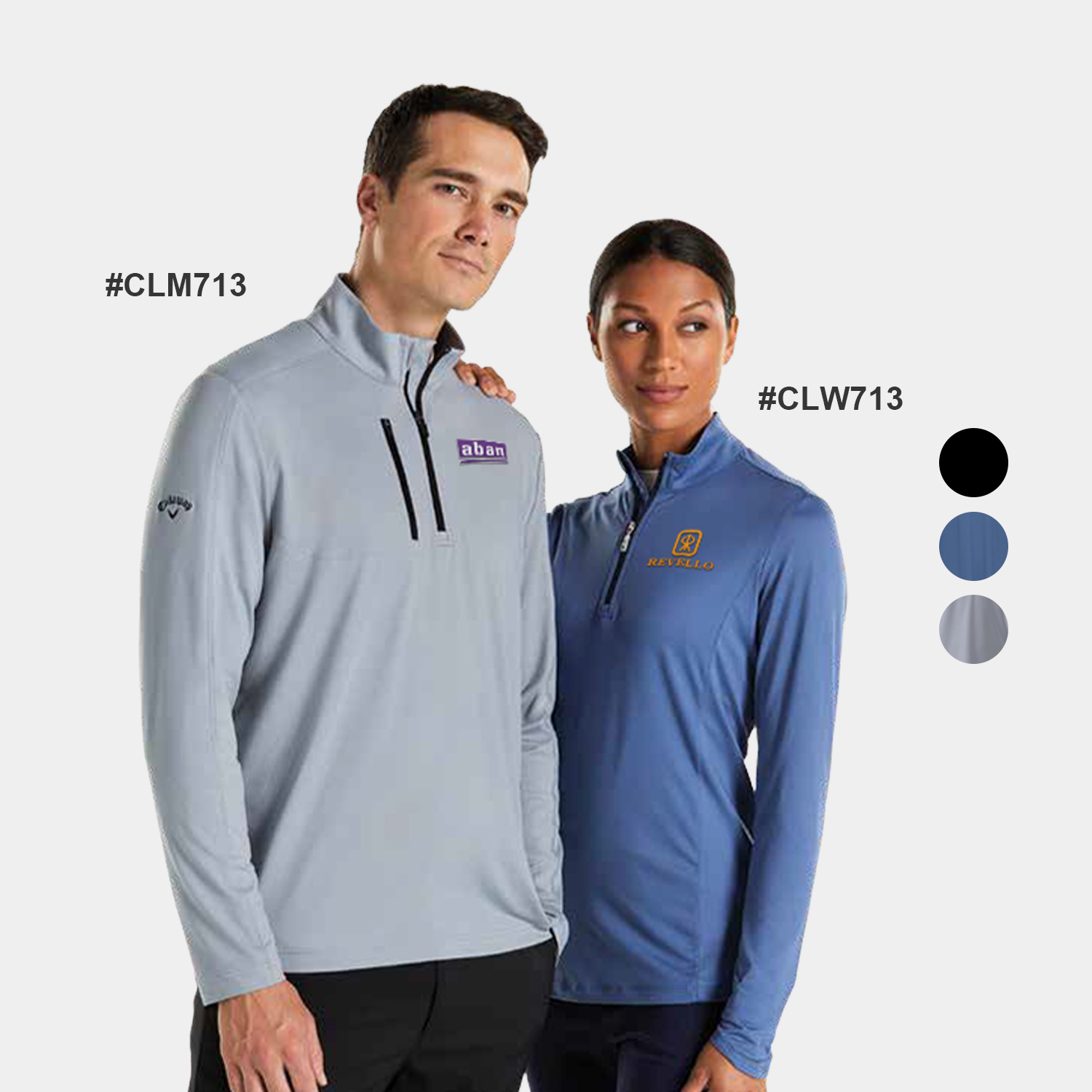 Callaway® Wind & Water Resistant UPF 50+ Men's 1/4-Zip Pullover with Custom Logo