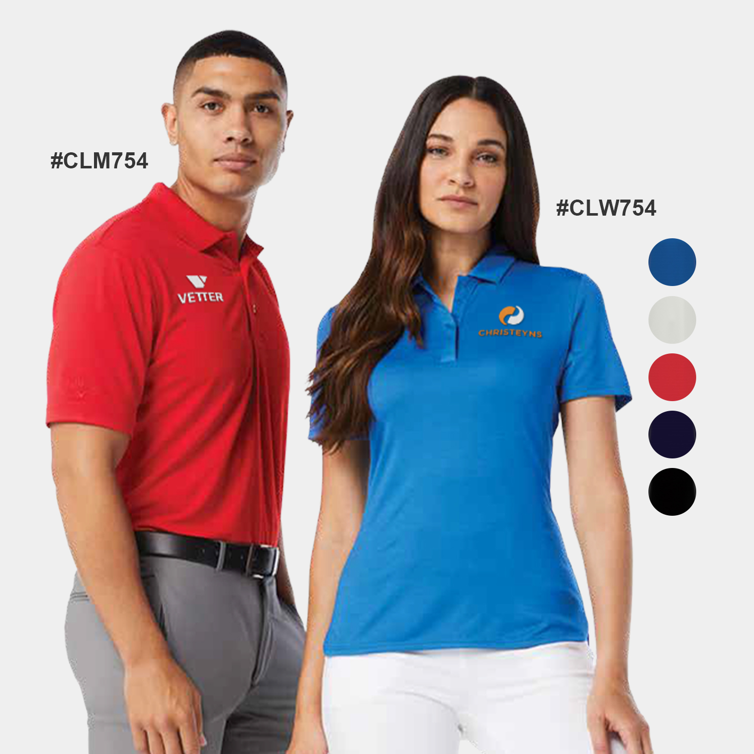 Callaway® Eco Horizontal Textured UPF 50+ Women's Golf Polo Shirt with Custom Logo