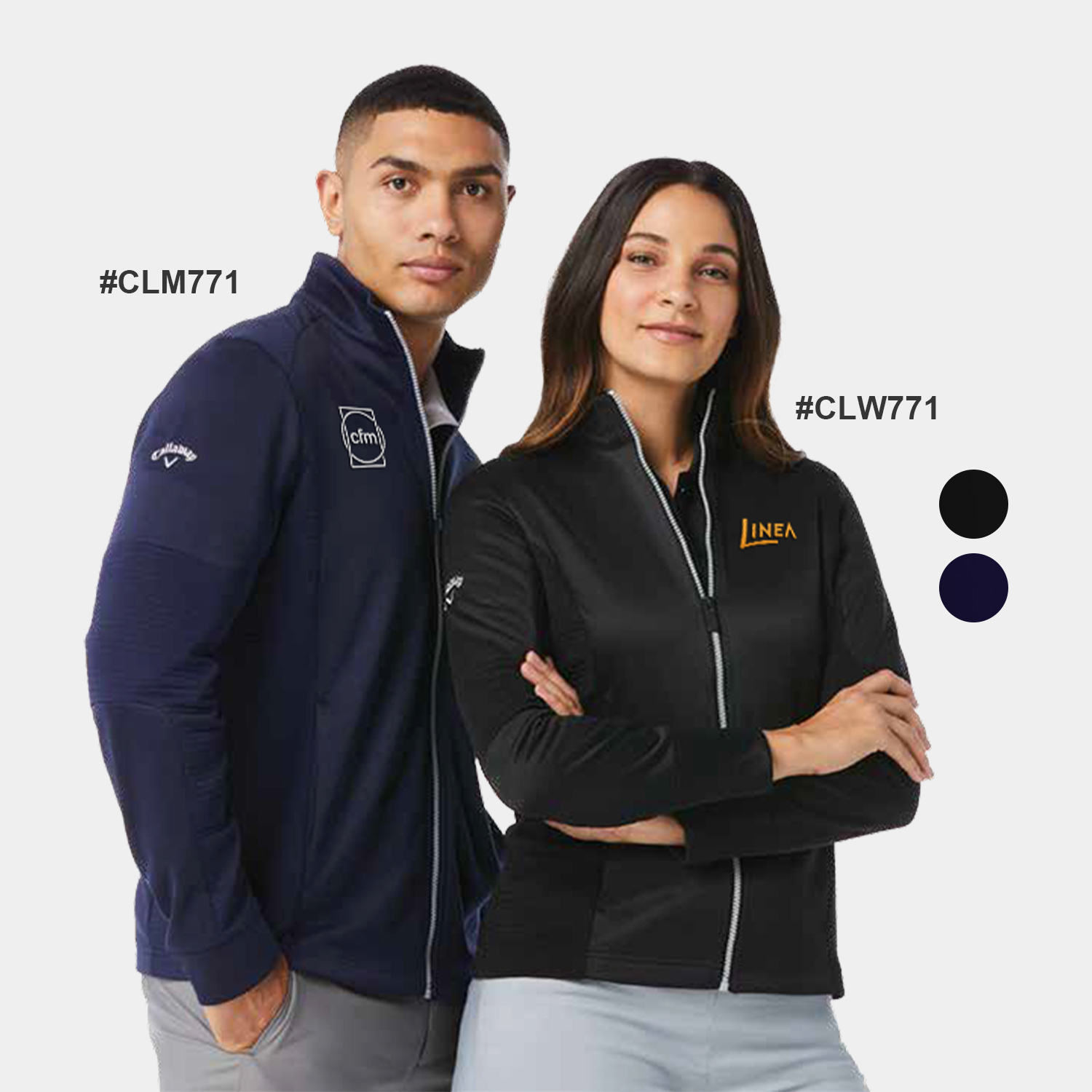 Callaway® Ottoman Full Zip Women's Long Sleeve Jacket
