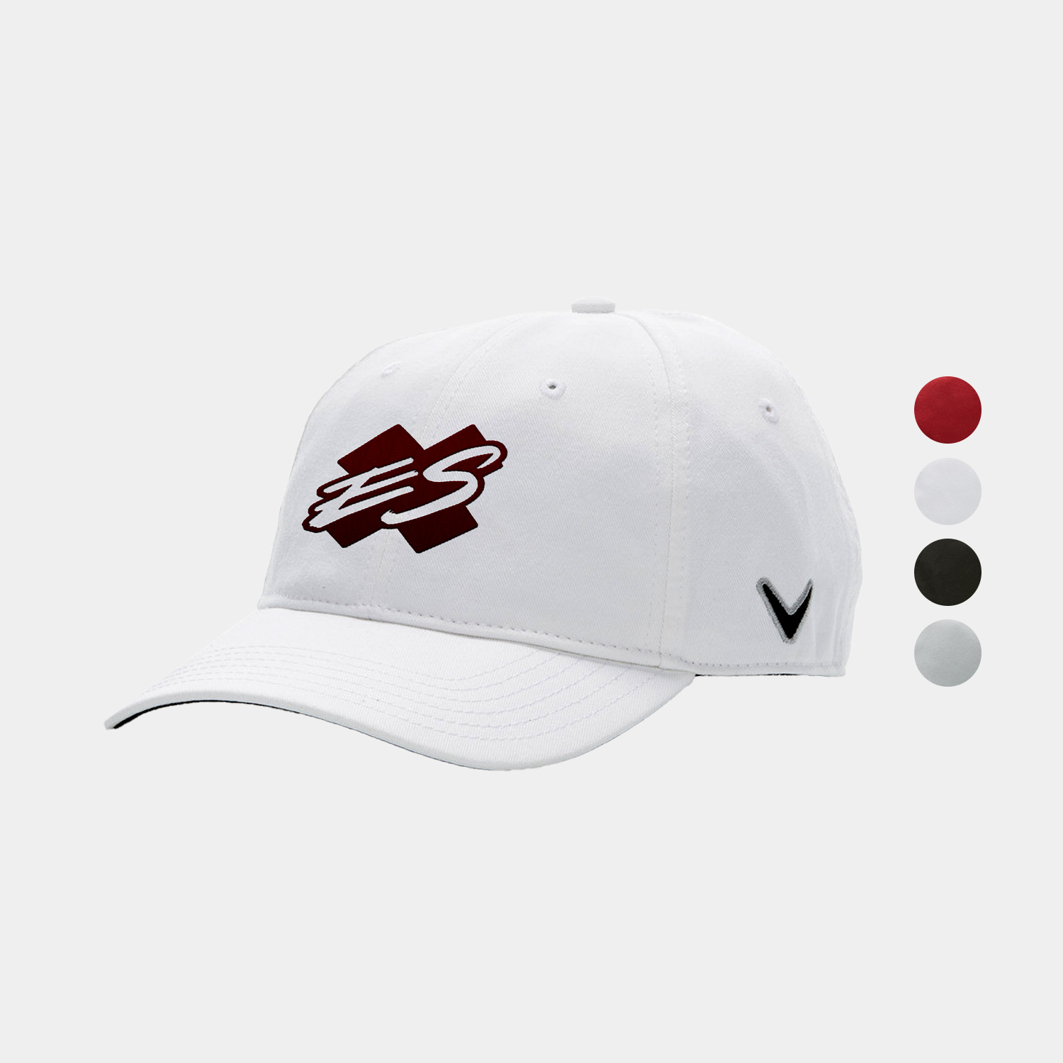 Callaway® Heritage Golf Cap Adjustable Buckle Chevron Closure with Custom Logo