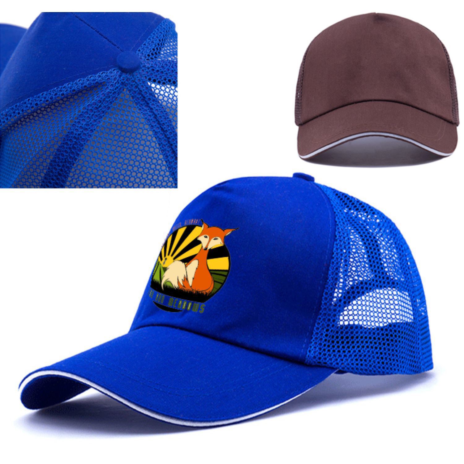 Structured 5-Panel Sandwich Trucker Mesh Cap w/ Plastic Snap