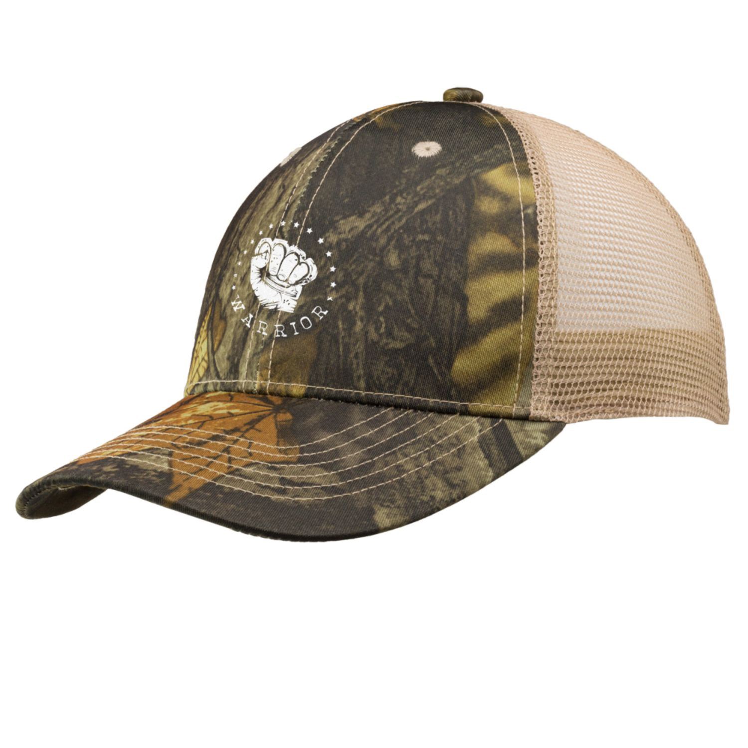 Cotton Camouflage Caps with Mesh Back