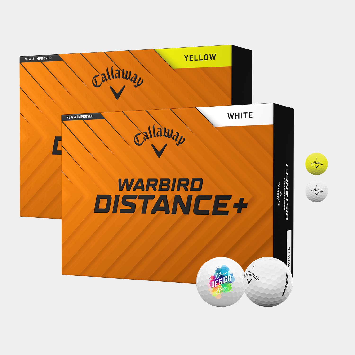Callaway® 12 Pack Warbird Distance+ Golf Balls