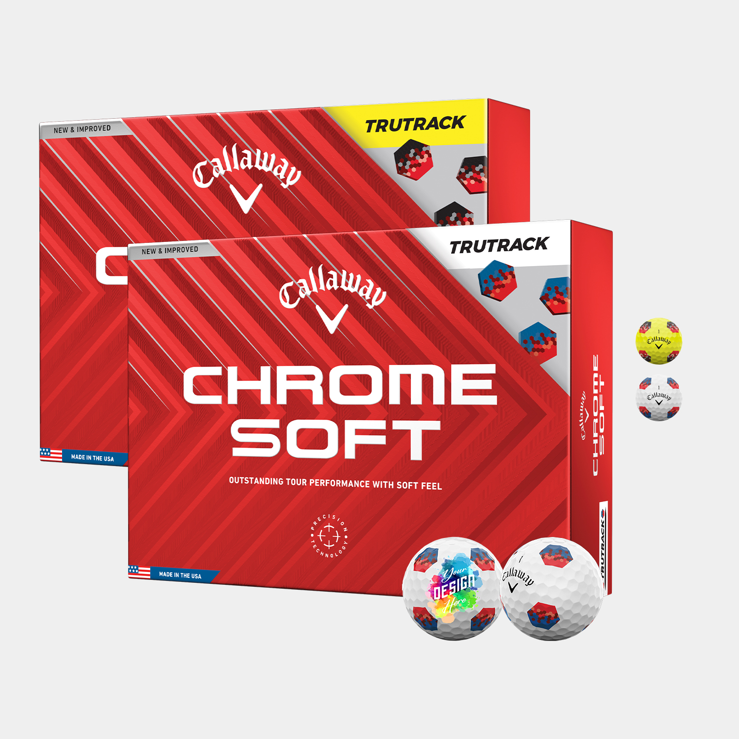Callaway® 12 Pack Chrome Soft TruTrack Golf Balls