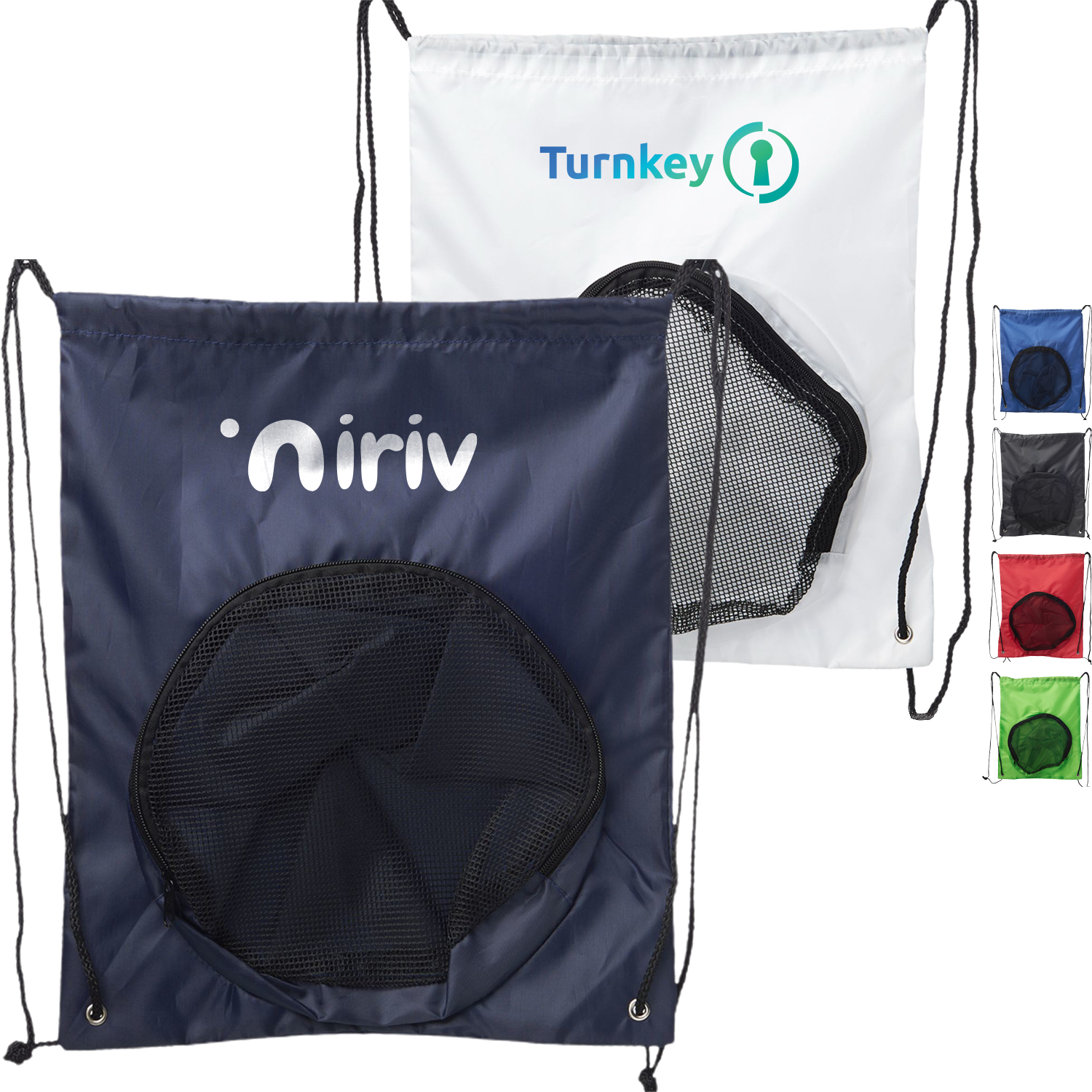 Sport Packs Ball Carrier Drawstring Backpack