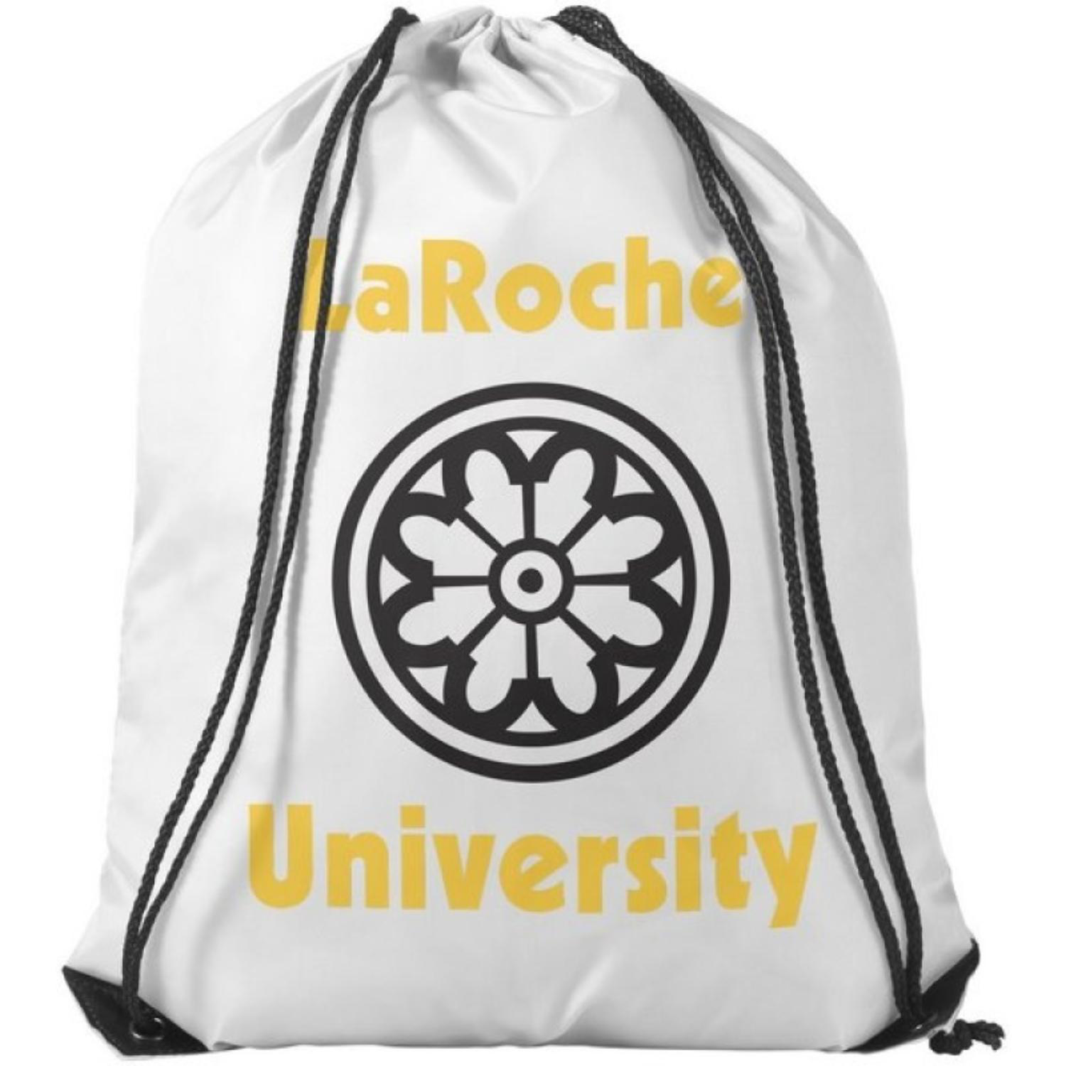 Premium 210D Poly Drawstring Cinch Up Backpack w/ Reinforced Edge (14" x 17")