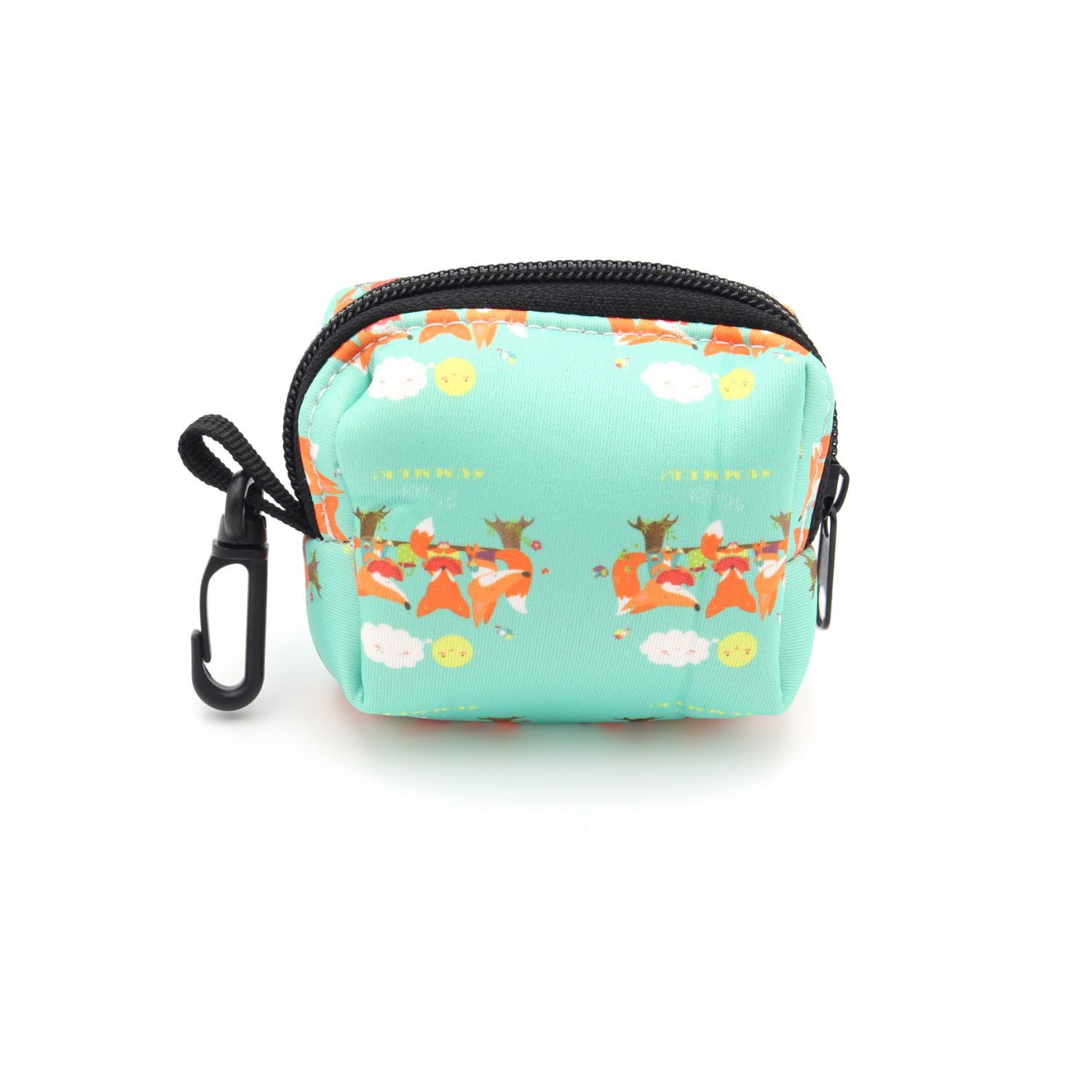 Pet Poop Waste Sublimation Bag Dispenser w/ Metal Carabiner