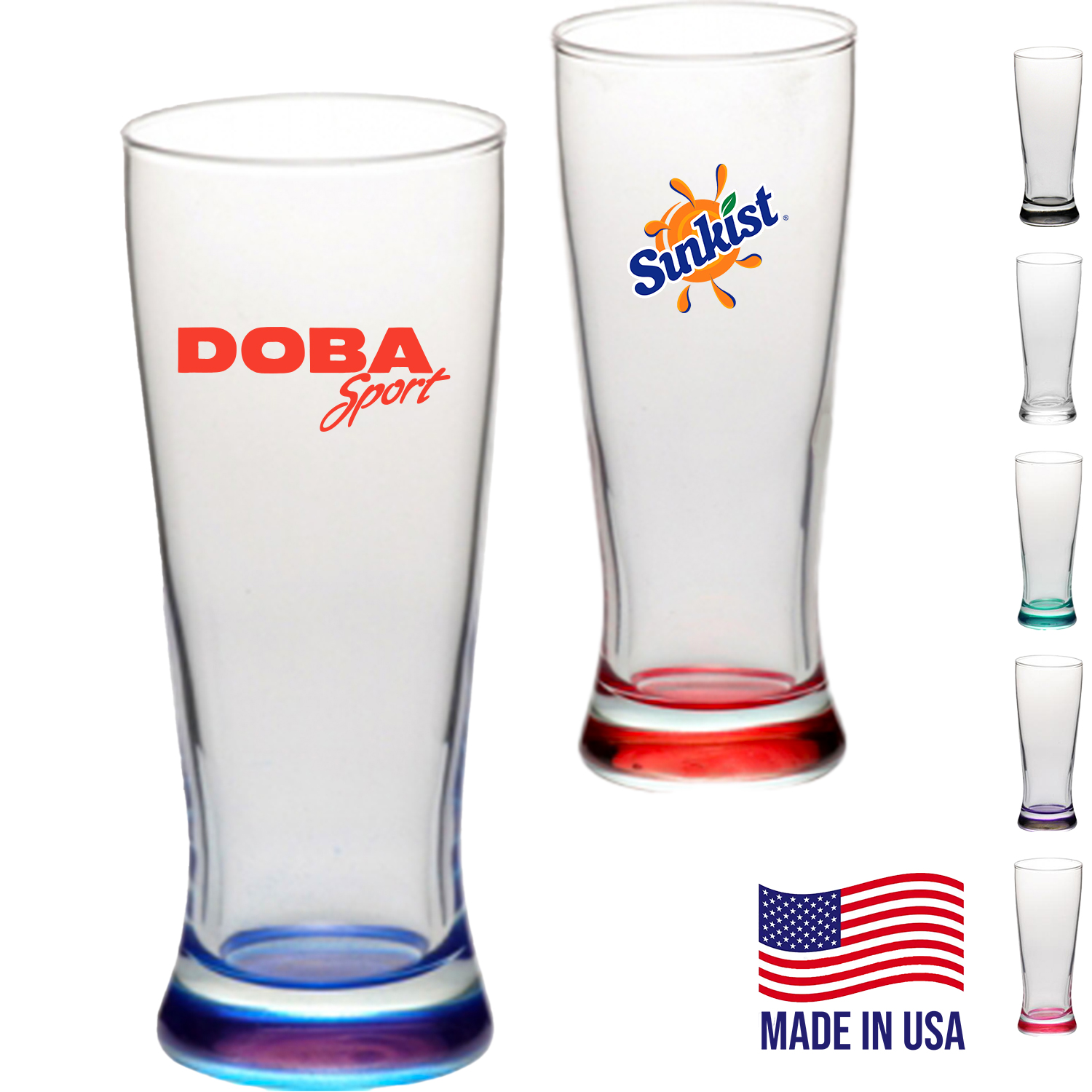 9.5 oz. Etched promotional Glasses