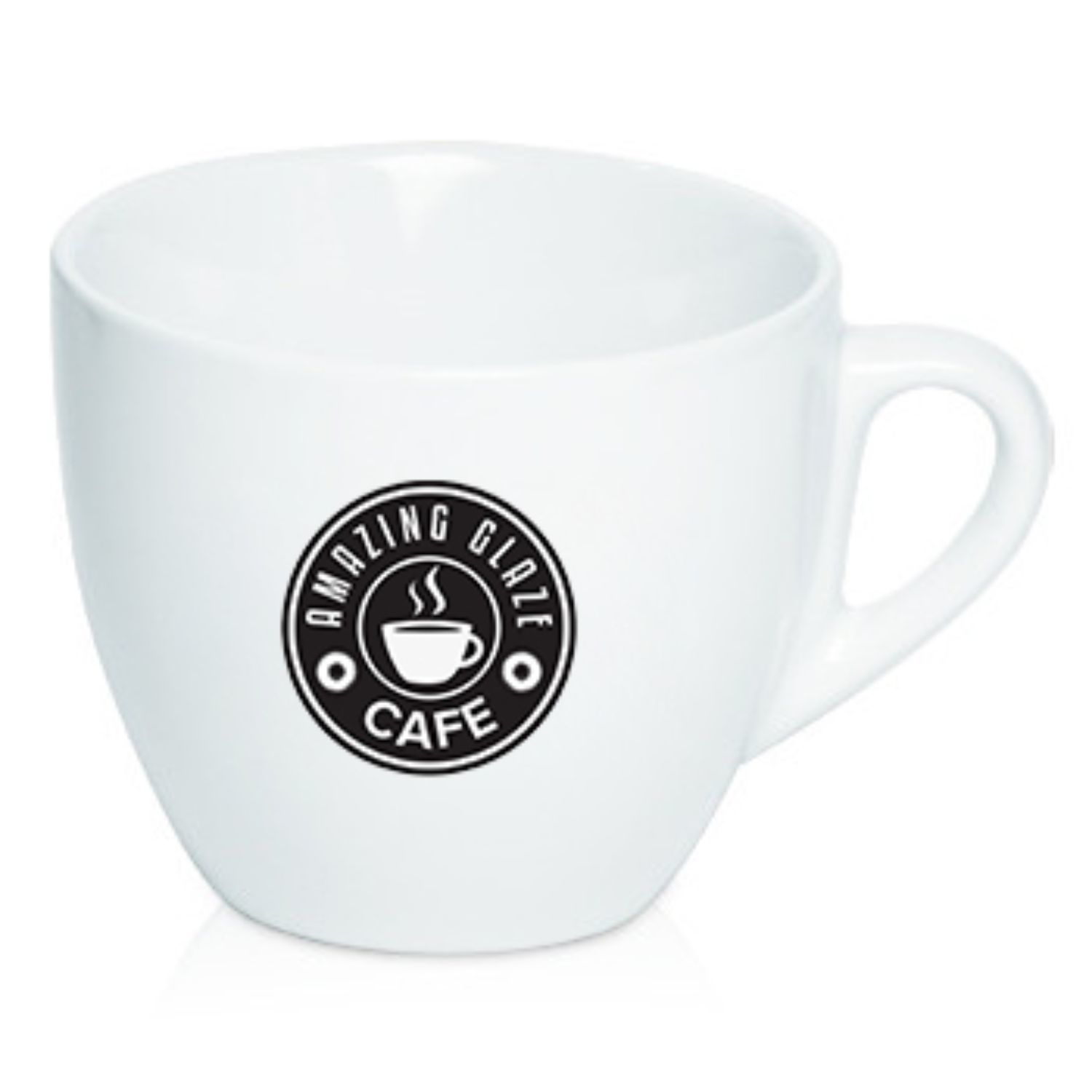 6 oz. Customiazed White Coffee Mugs