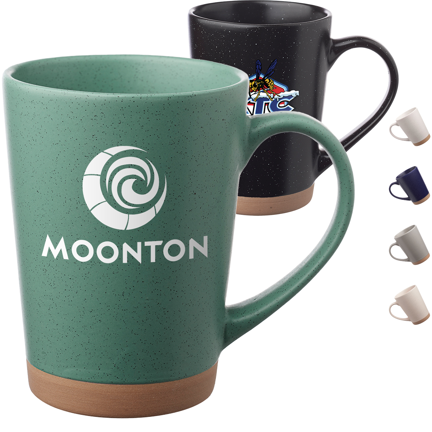 16 oz. Coffee Mugs W/ Speckle Accents