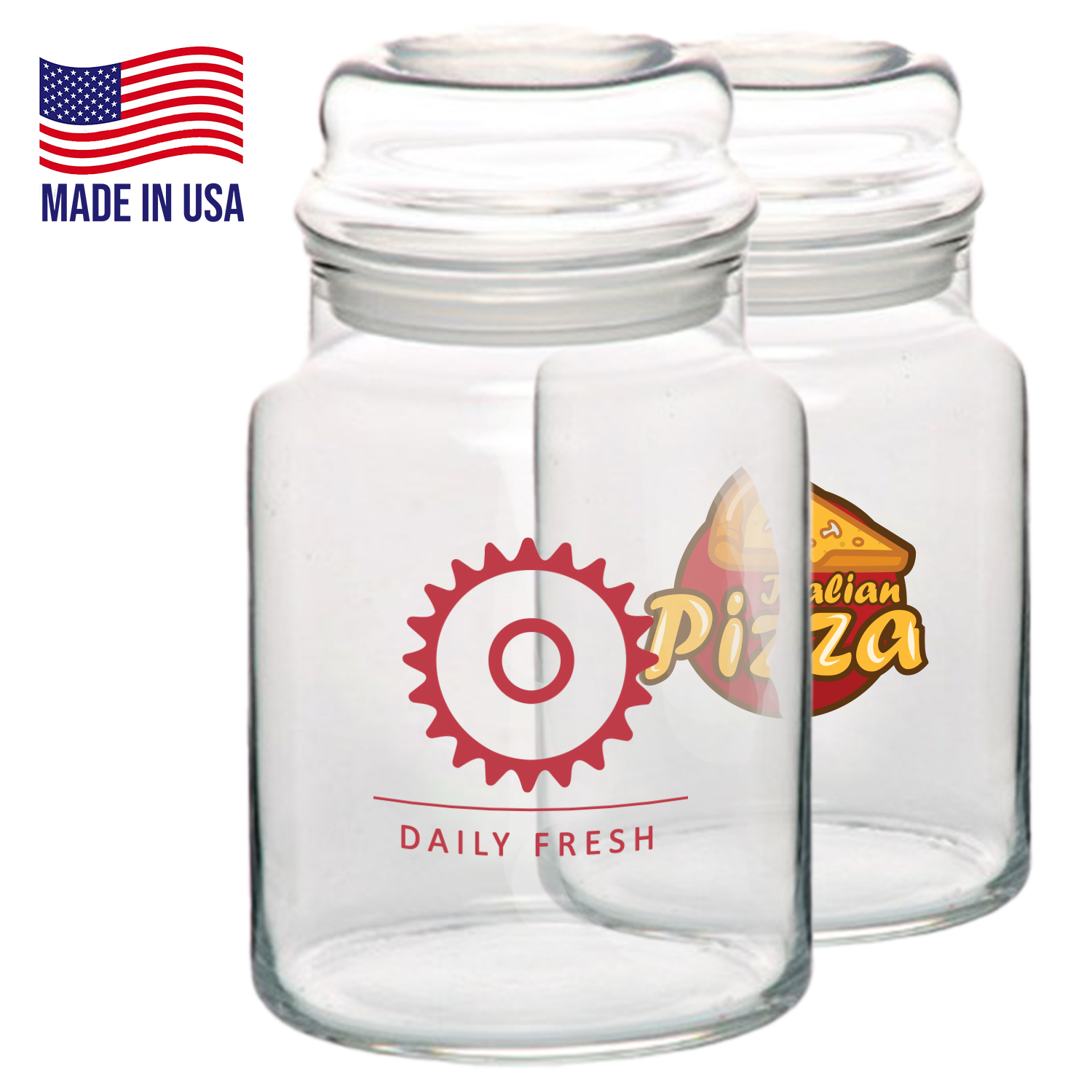 26 oz. USA Made ARC Candy Storage Jars