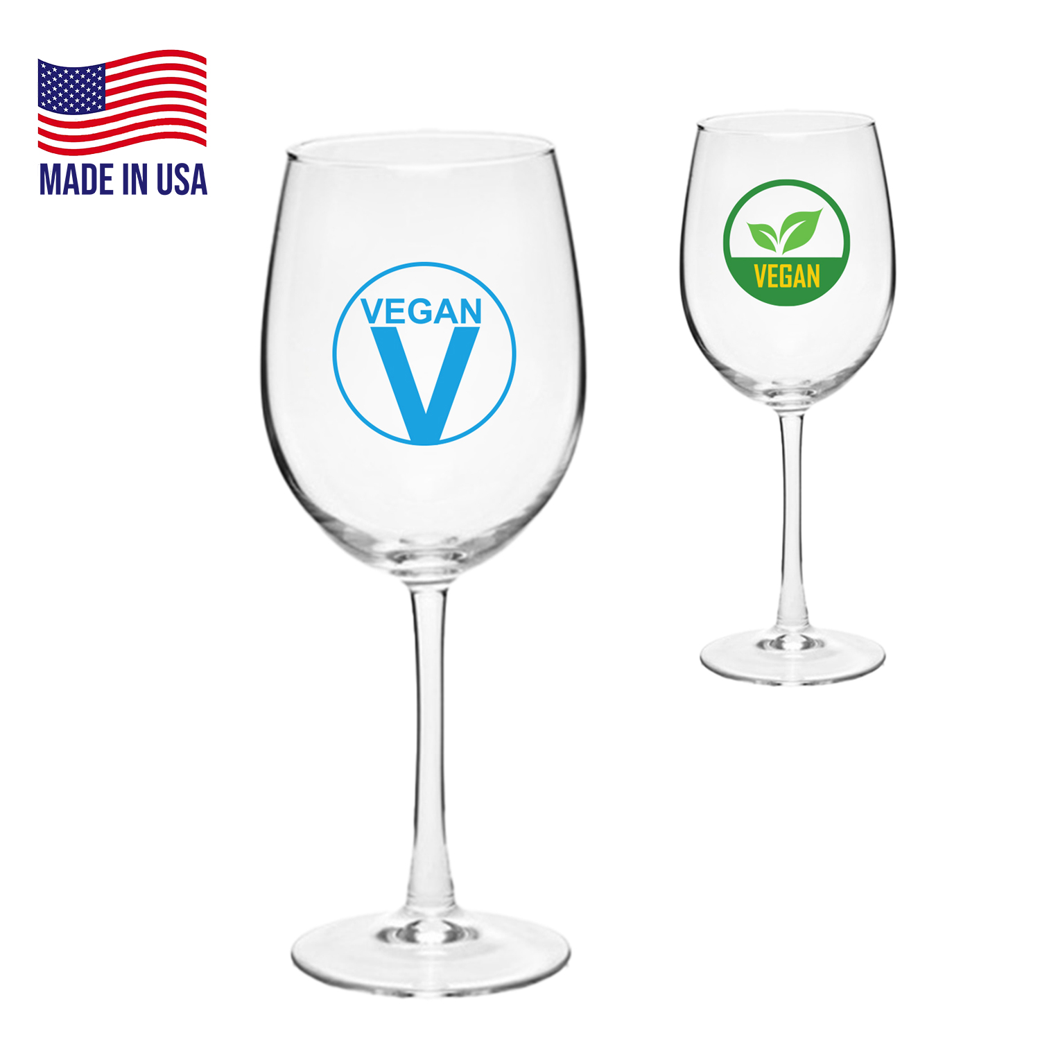 16 oz. USA Made ARC Cachet White Glasses W/ Custom Logo