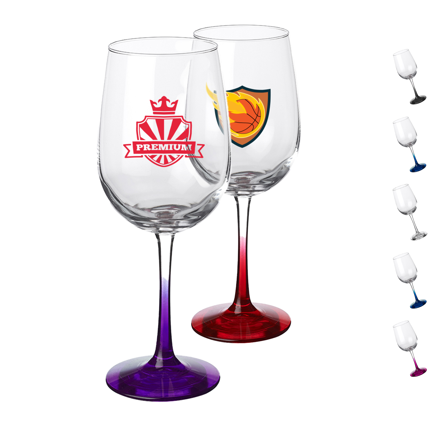 16 oz. USA Made Libbey Vina Tall Glasses W/ Custom Logo