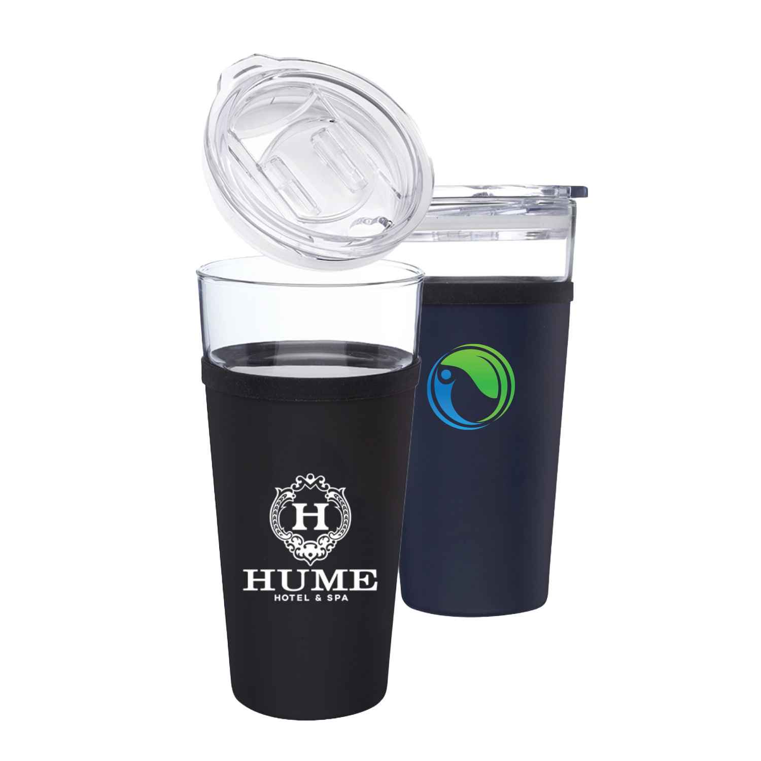 16 oz. Samara Tritan Glass Travel Mugs w/ Custom Logo