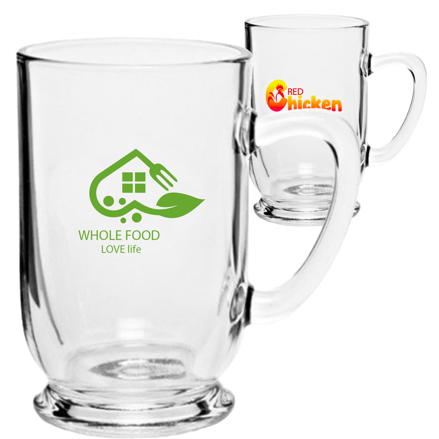 10 oz. USA made Cylindrical Glass with Excellent Clarity