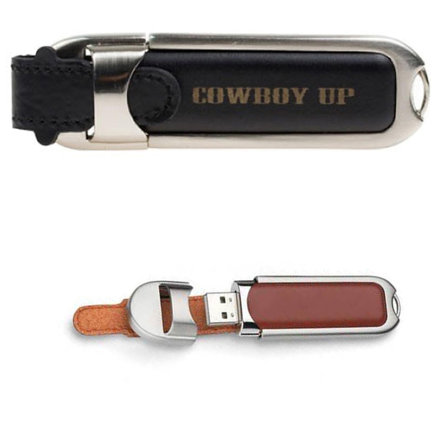 Leather Buckle USB Flash Drive