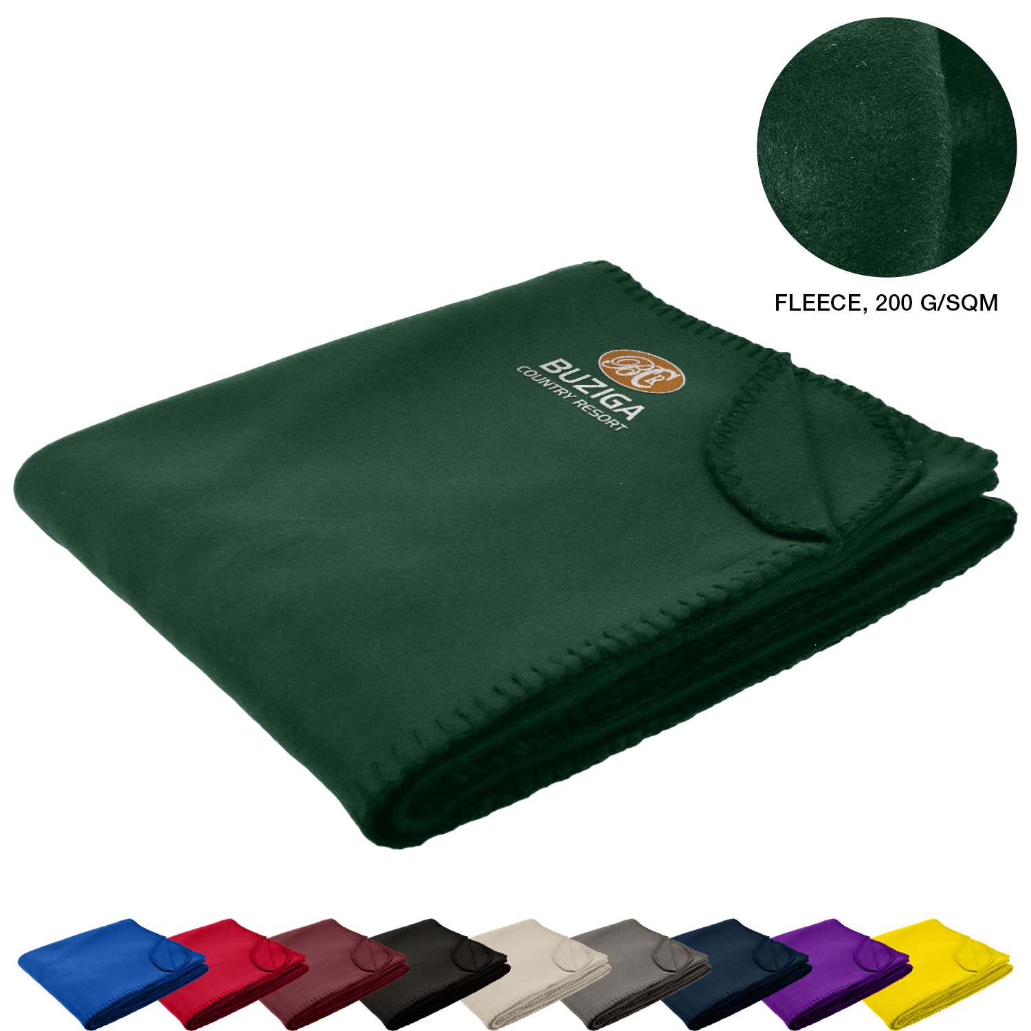 Polar fleece Blanket W/ Merrow Edge 50" X 60"
