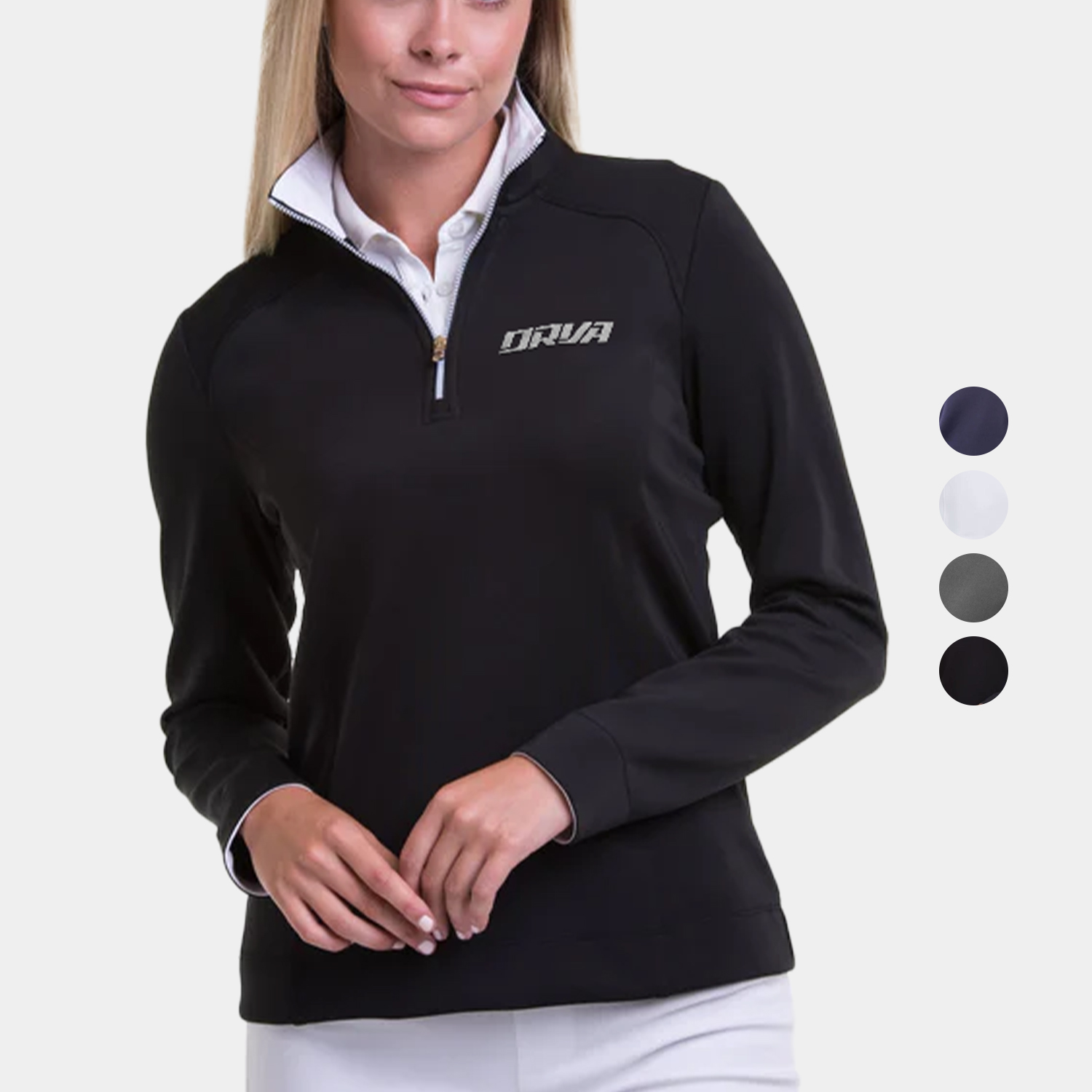 Fairway & Greene® Wells Quarter Zip with UPF 50+ Protection