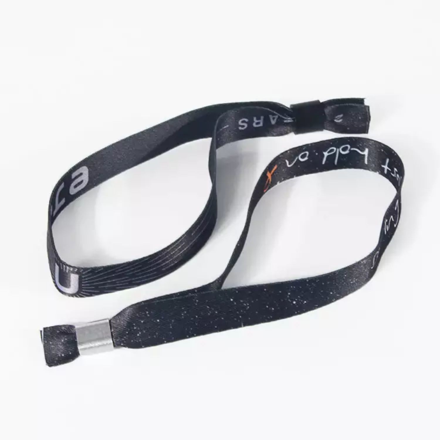 1/2" rPET Sublimated Eco-friendly Aluminum Lock Reusable Event Wristbands