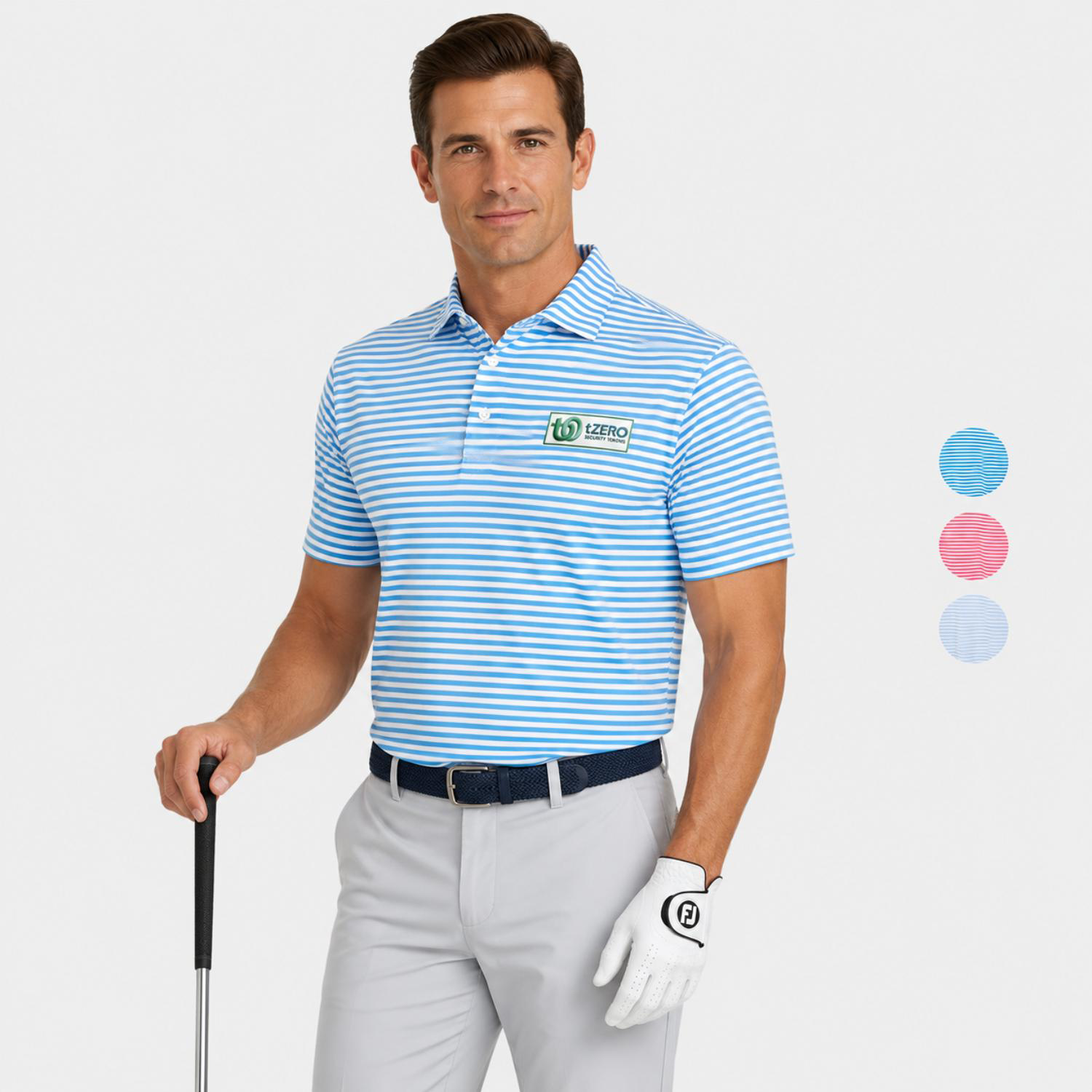 Gregnorman® ML75 Recycled Microlux UPF 60+ Stripe Polo