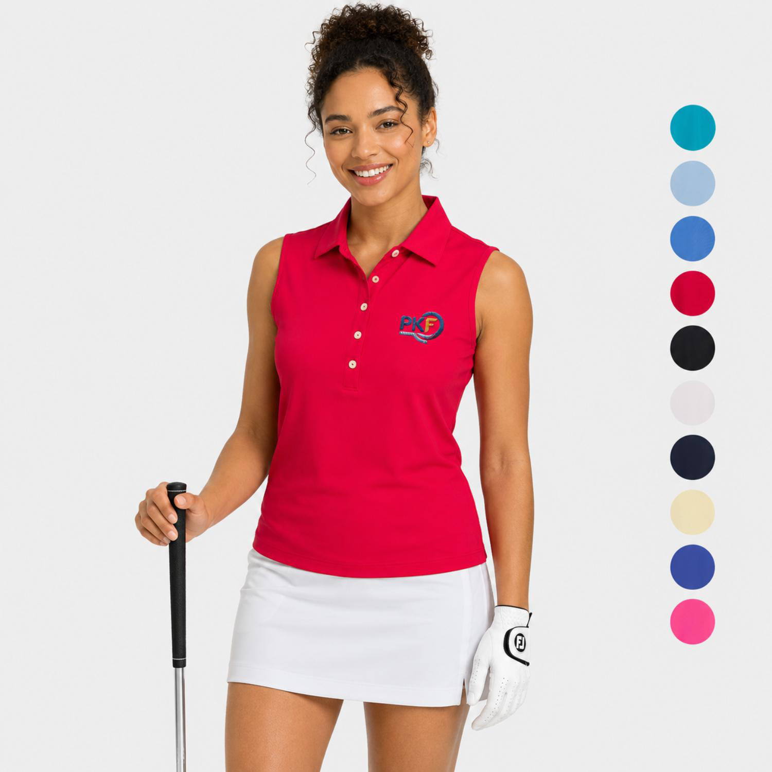Gregnorman® Sleeveless Freedom Micro Pique UPF 20+ Stretch Polo