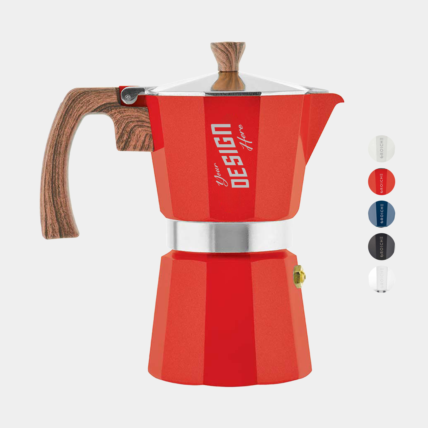 GROSCHE® MILANO 9 Cup Stovetop Moka Pot Espresso Coffee Maker