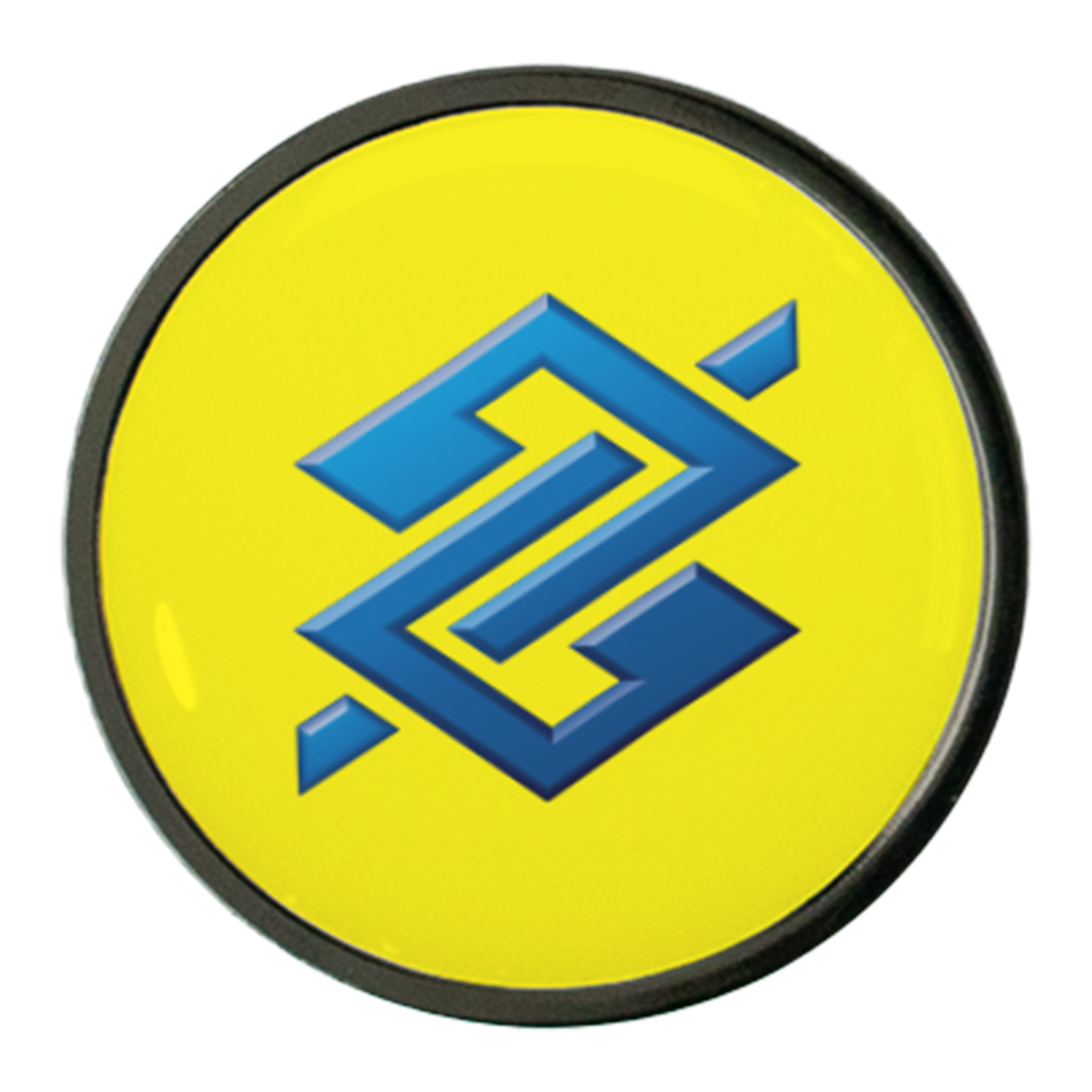 Mega Marker — Oversized Smoked-Nickel Ball Marker