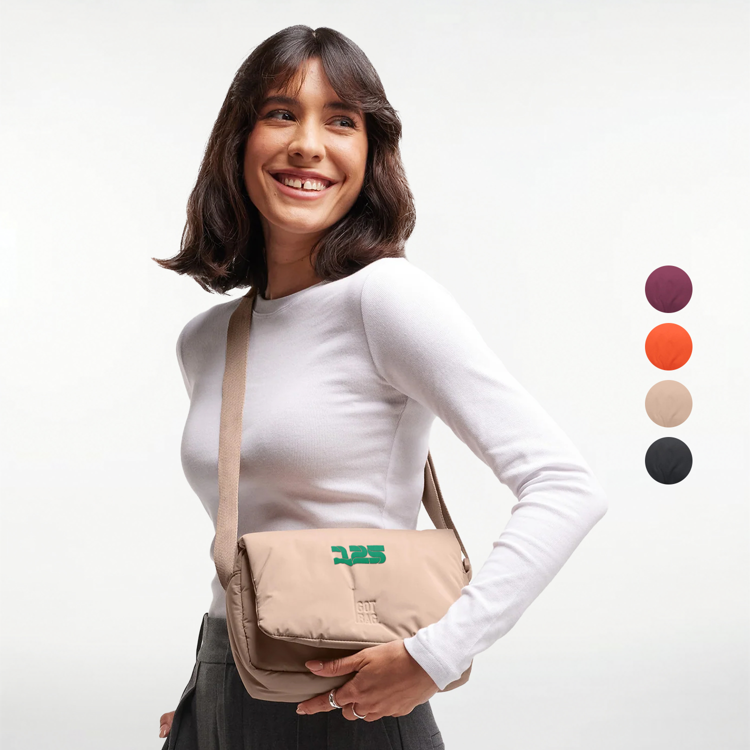 GOT BAG® Cloud – GOTS Certified Ocean Plastic Crossbody Bag