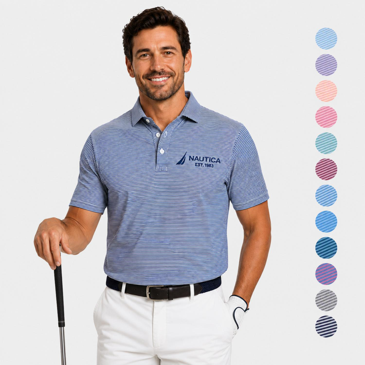 Holderness & Bourne® The Perkins Men's UPF 50+ Polo Shirt