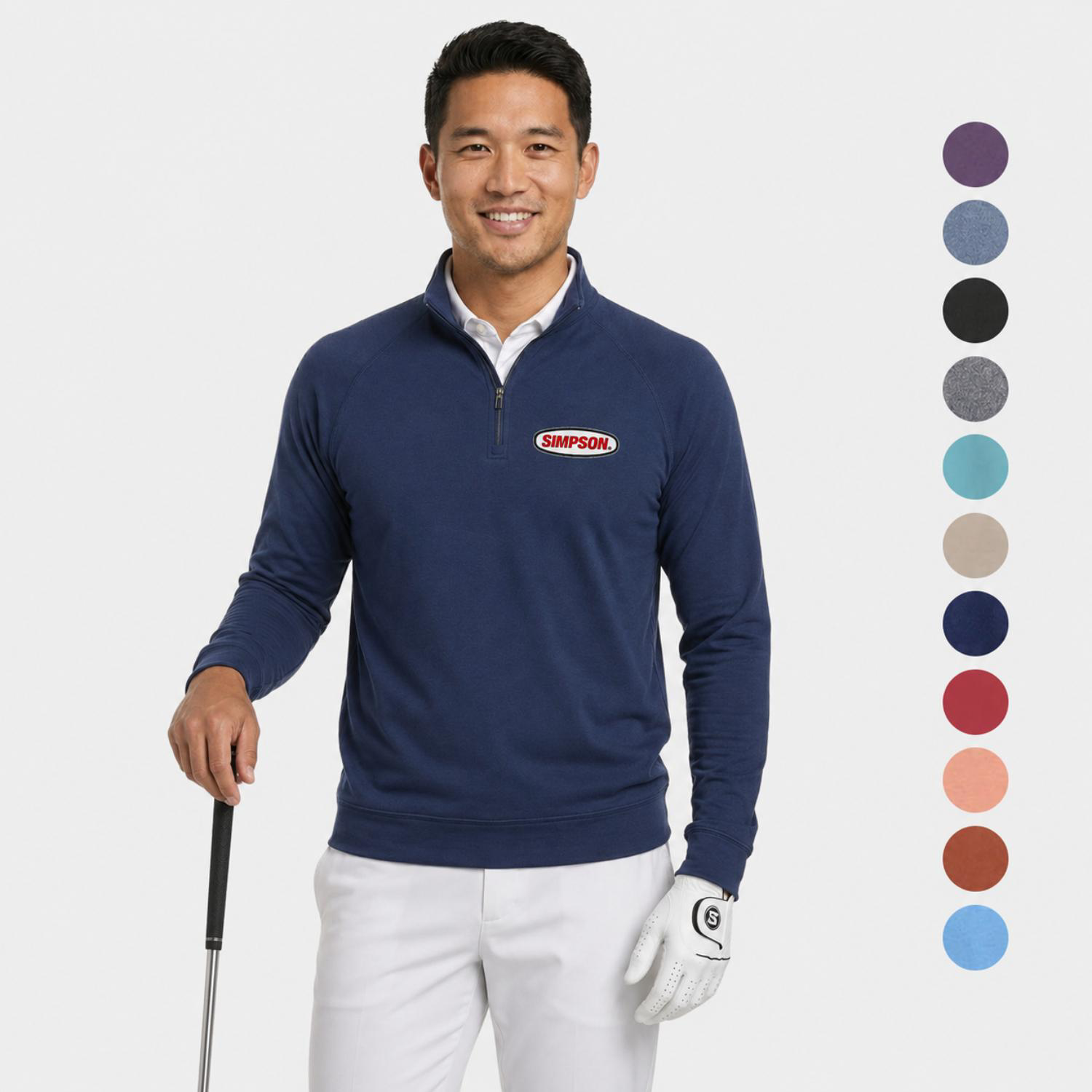 Holderness & Bourne® The Westland Men's UPF 50+ Quarter-Zip
