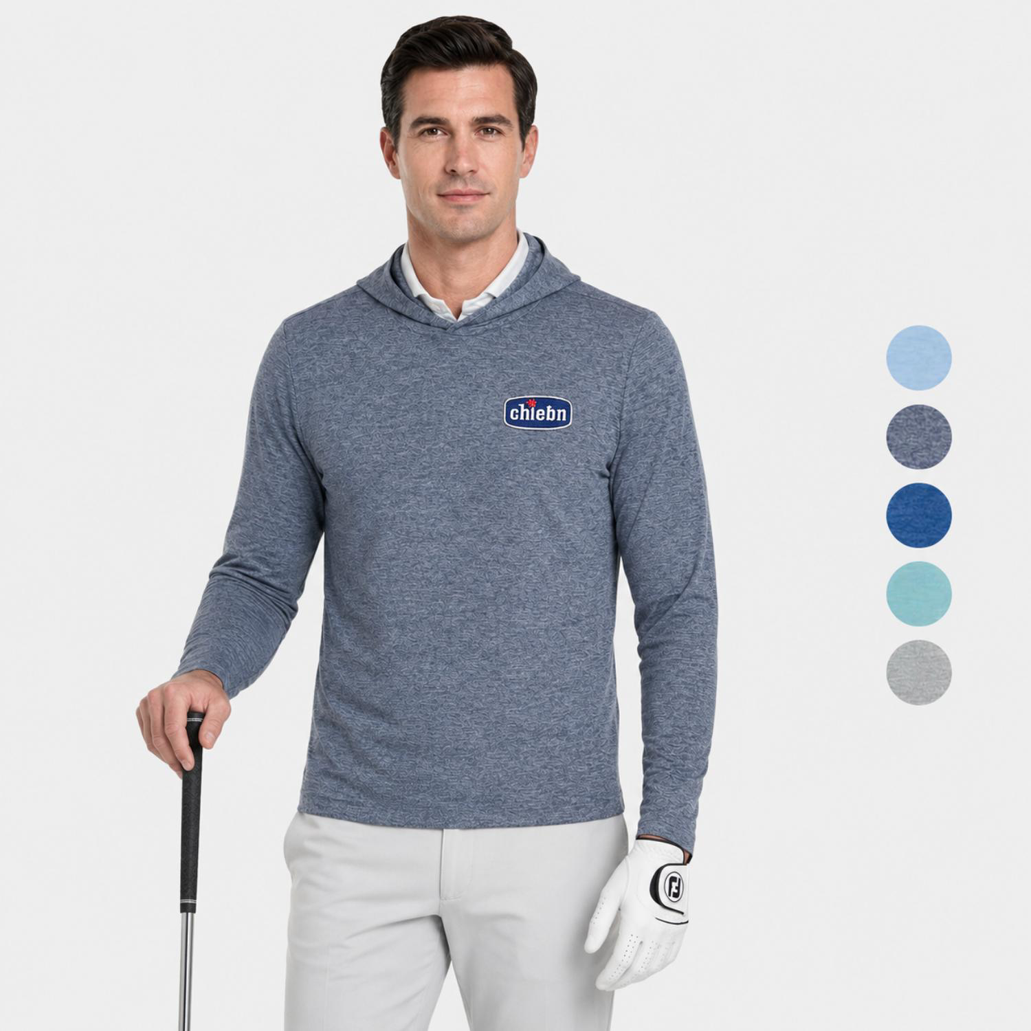 Holderness & Bourne® The Stowe Men's UPF 50+ Hoodie