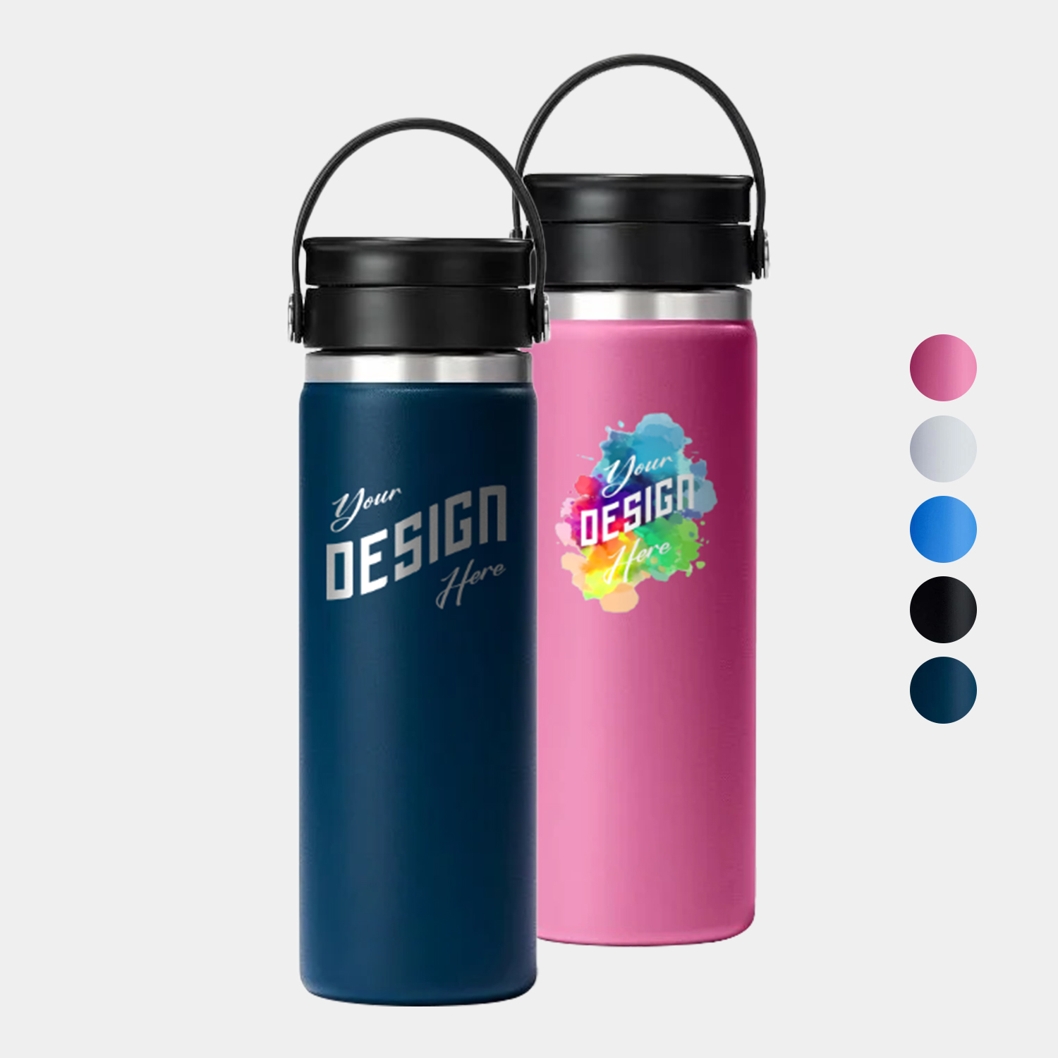 20 oz Hydro Flask® Insulated Wide Mouth Coffee Bottle with Flex Sip™ Lid
