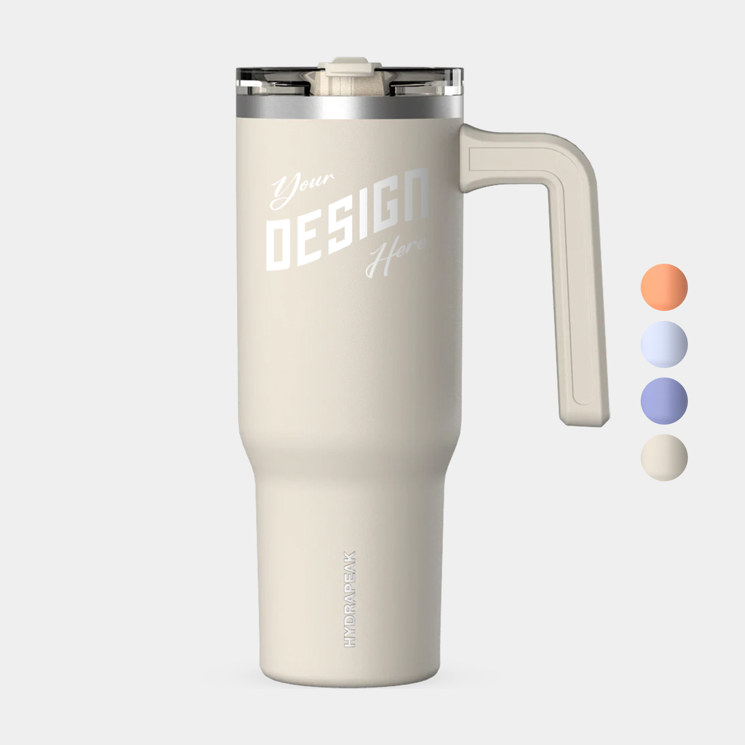 32 oz Hydrapeak® Stainless Steel Insulated Tumbler With Handle and Straw Lid