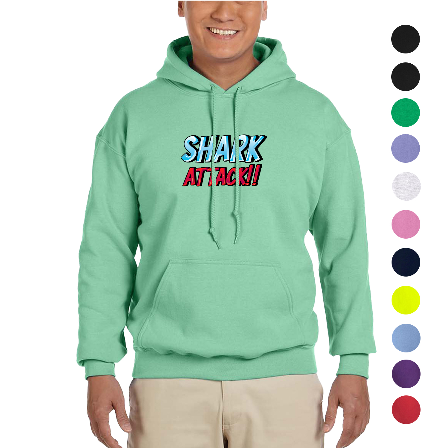 Classic Winter Pullover Hooded Sweatshirt 7.75 oz w/ Pocket