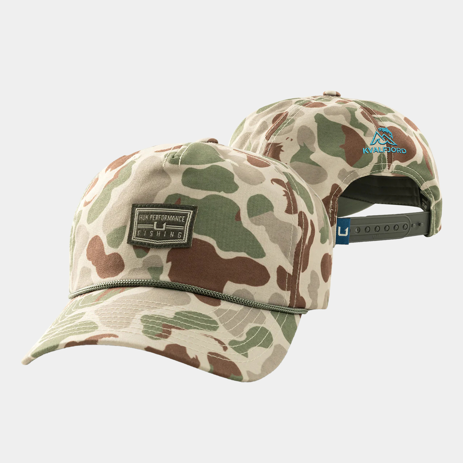 HUK® Lightweight Camo Printed Unstructured Cap with Custom Logo