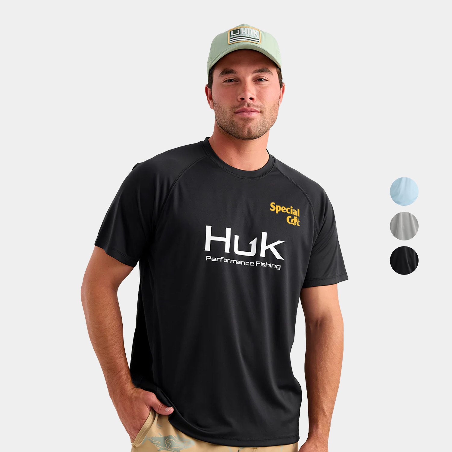 Huk® Men's Weekend Angler Short Sleeve Shirt with Custom Logo