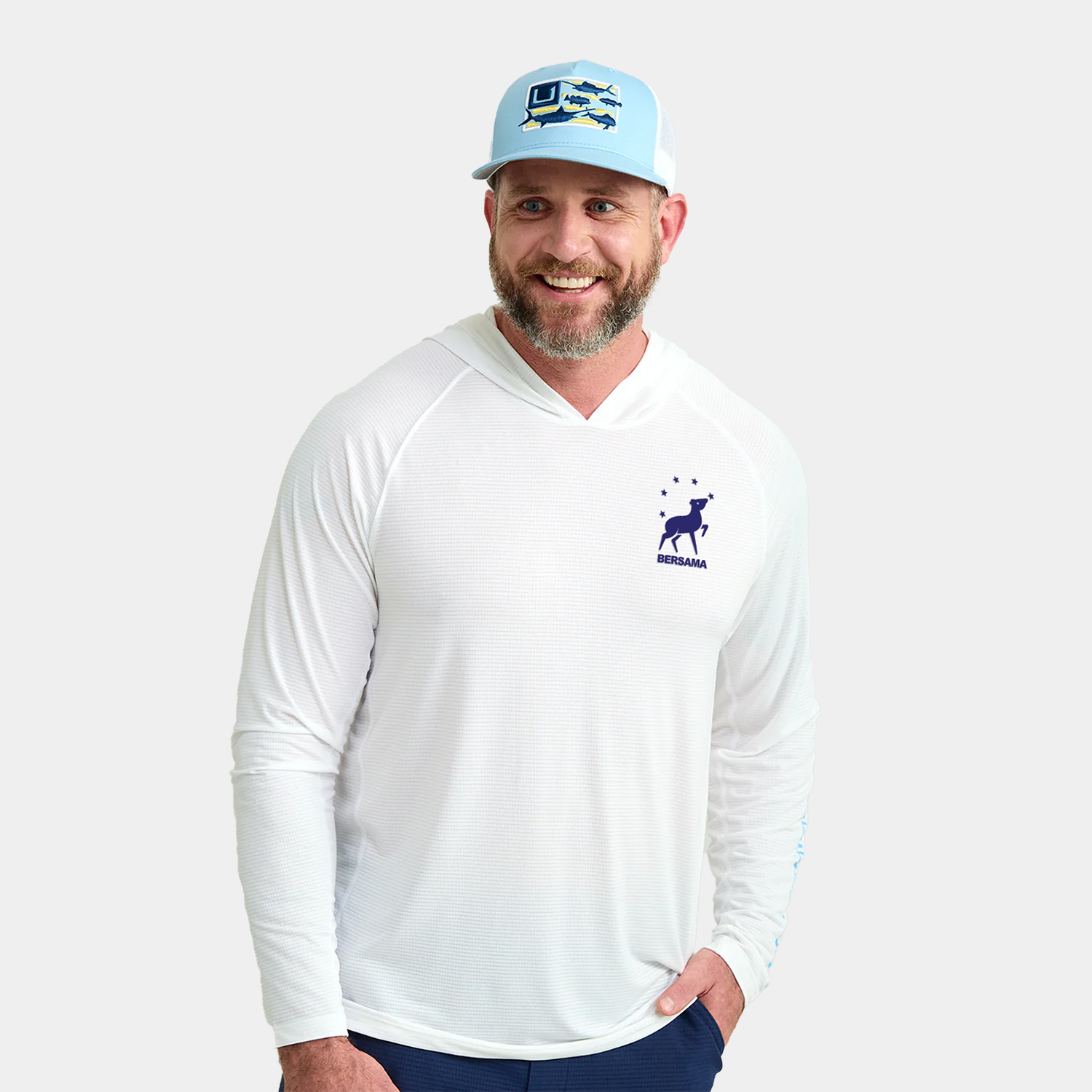 Huk® Men's A1A UPF50+ Fishing Hoodie