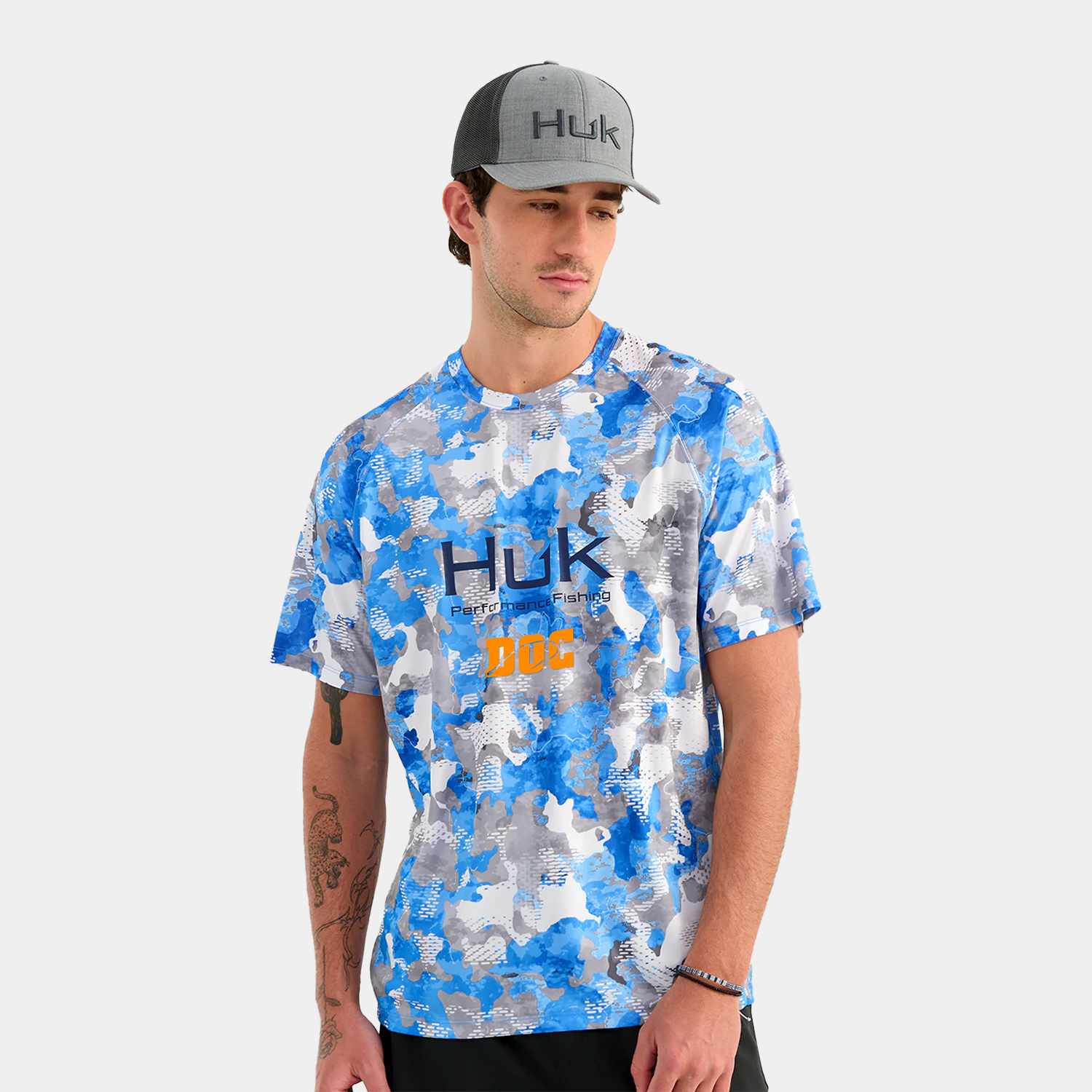 Huk® Men's Stain Resistant Performance UPF50+ Shirt with Custom Logo