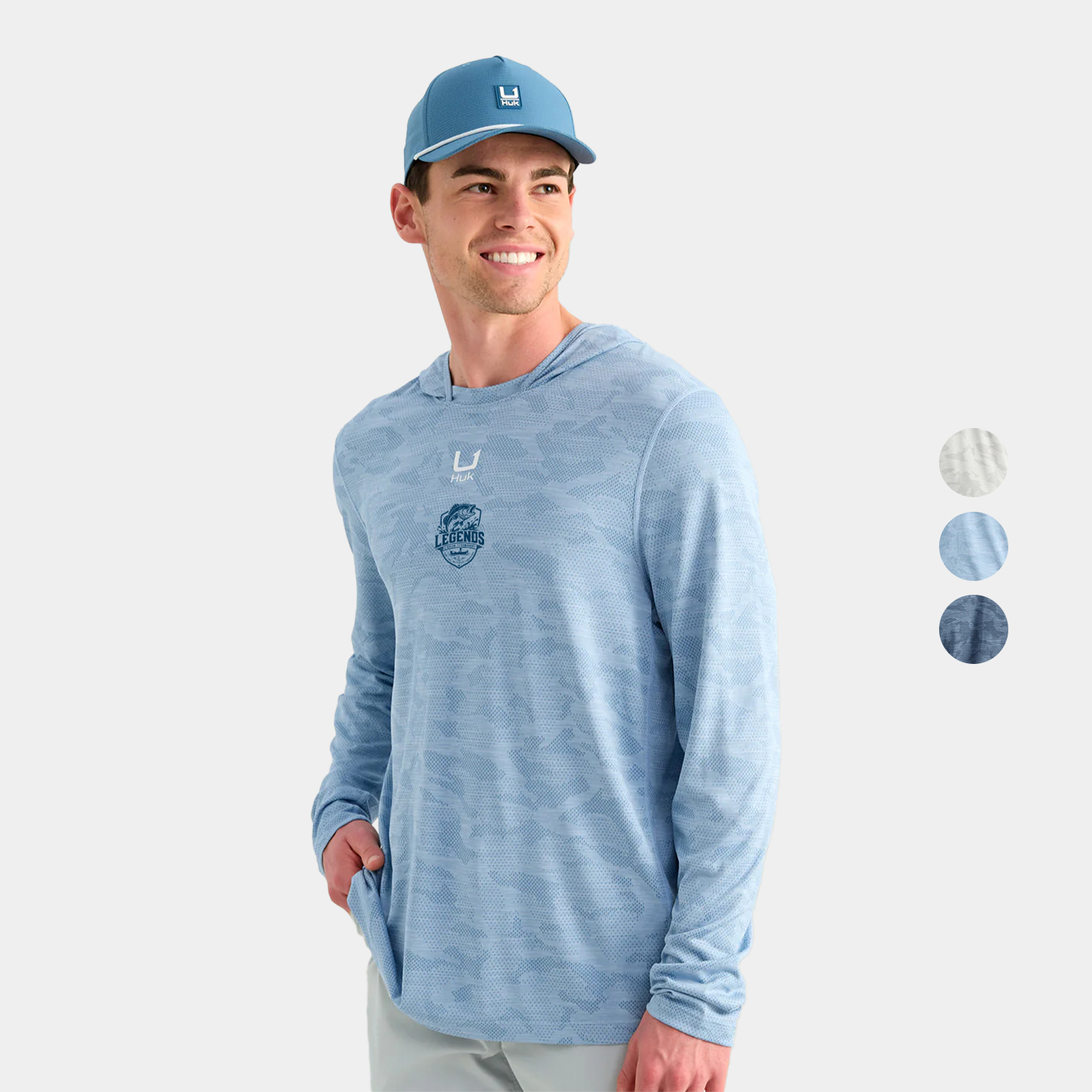 Huk® Men's Performance Sun Hoodie with Custom Logo