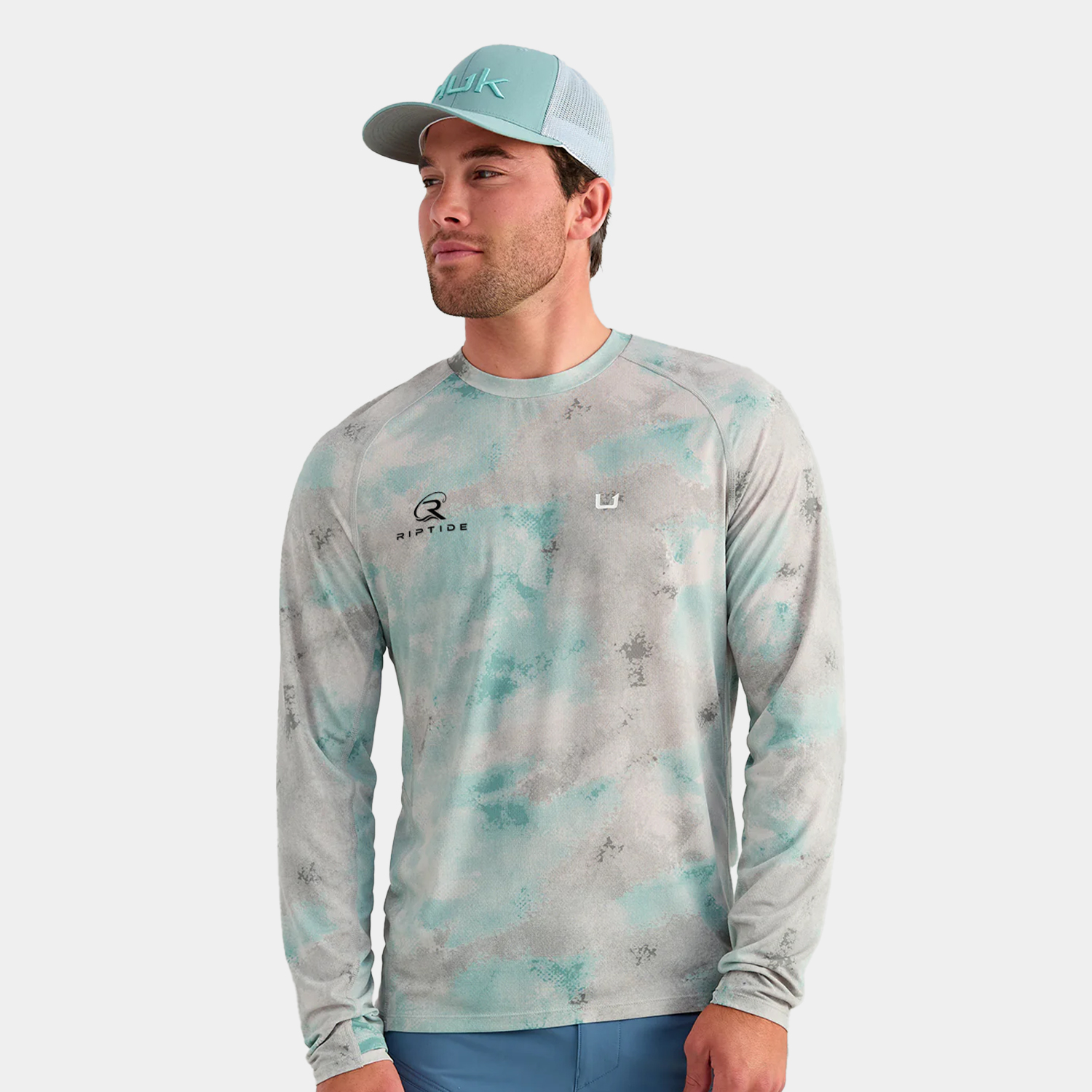 Huk® Men's Moisture Wicking Full sleeve T-shirt with UPF 50+ Protection and Custom Logo