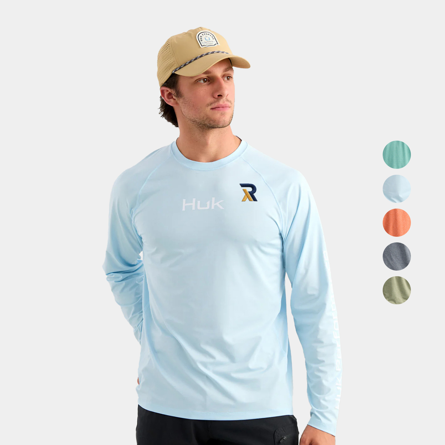 Huk® Men’s Ultra-Light Fishing Top with Custom Logo