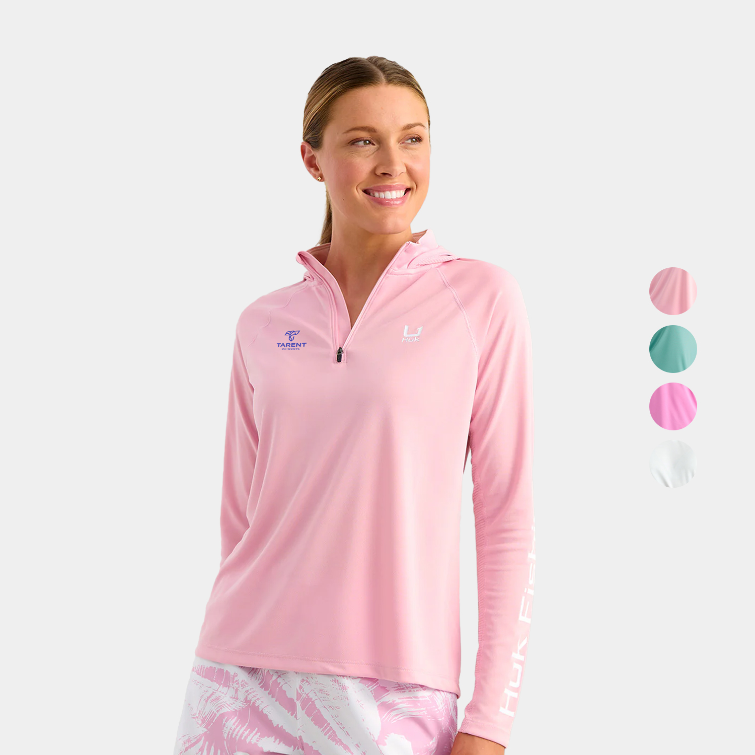 Huk® Women's HydroCool Performance Full Sleeve Quarter Zip  Hoodie
