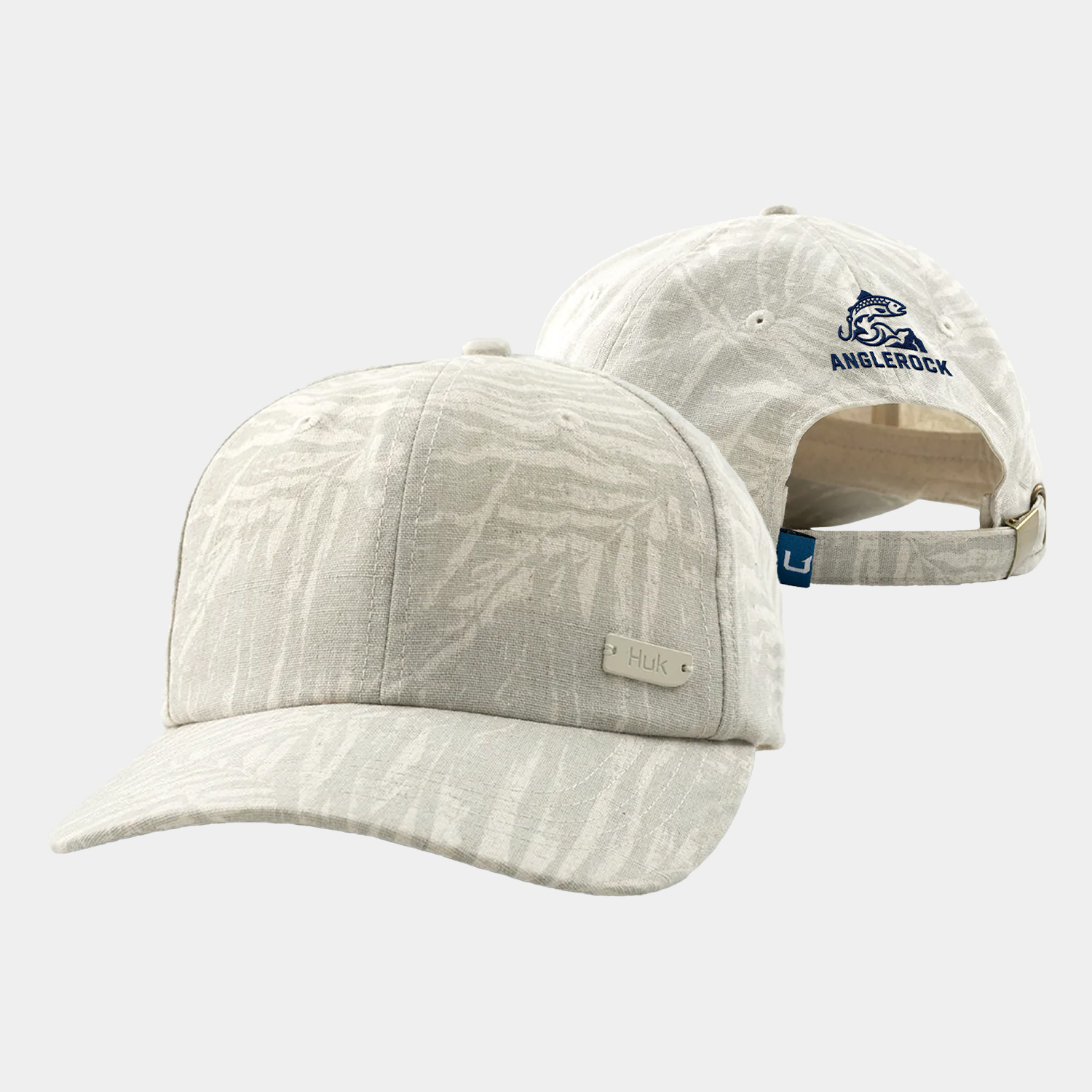 HUK® Women’s Printed Unstructured Linen Dad Hat with Custom Logo