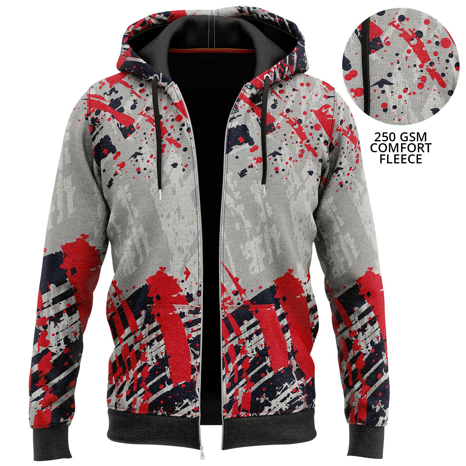 Youth 250 GSM Comfort Fleece Full color sublimation Pullover Hoodies